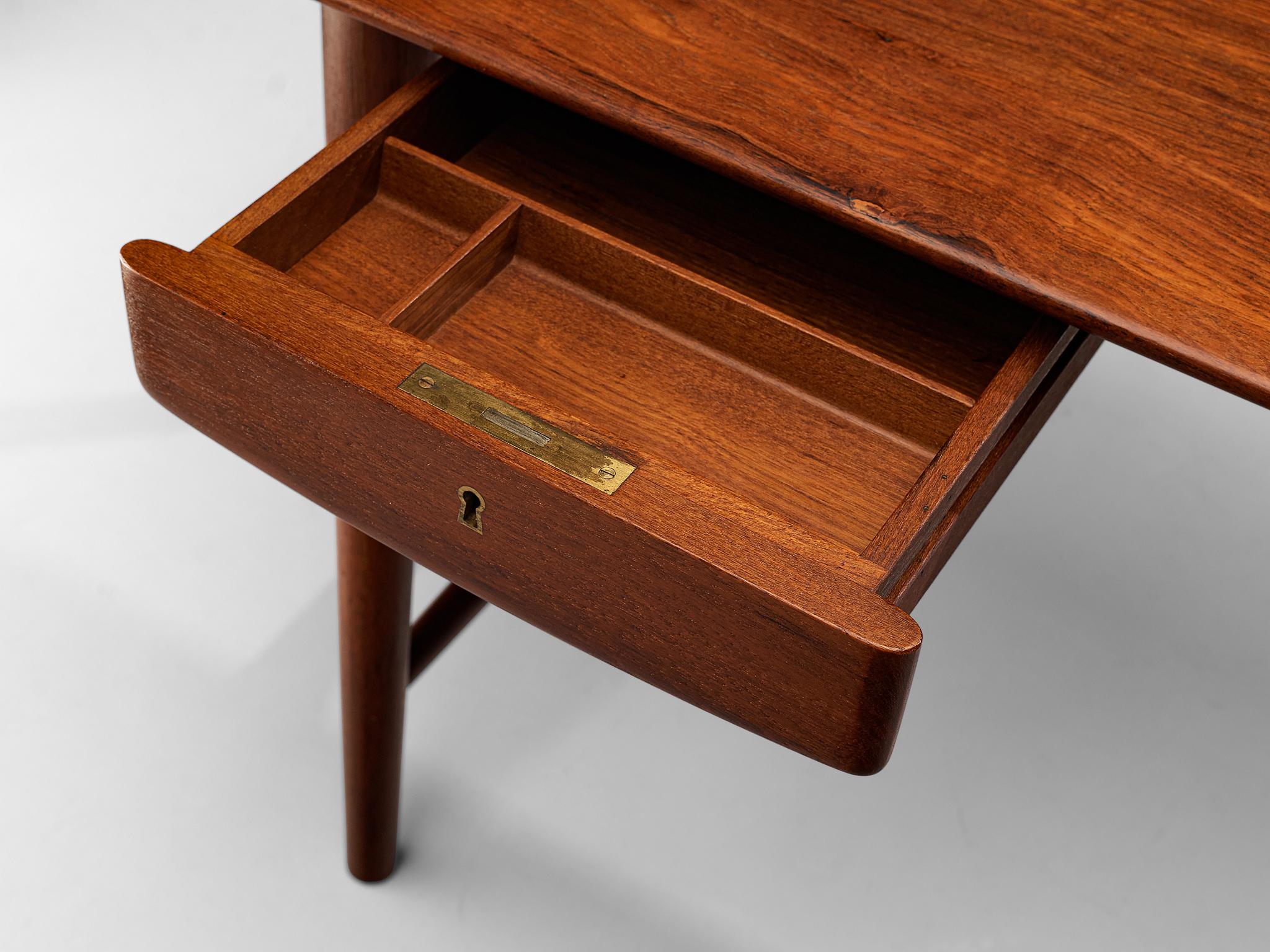 Peter Hvidt and Orla Mølgaard Nielsen Desk in Solid Teak For Sale 2