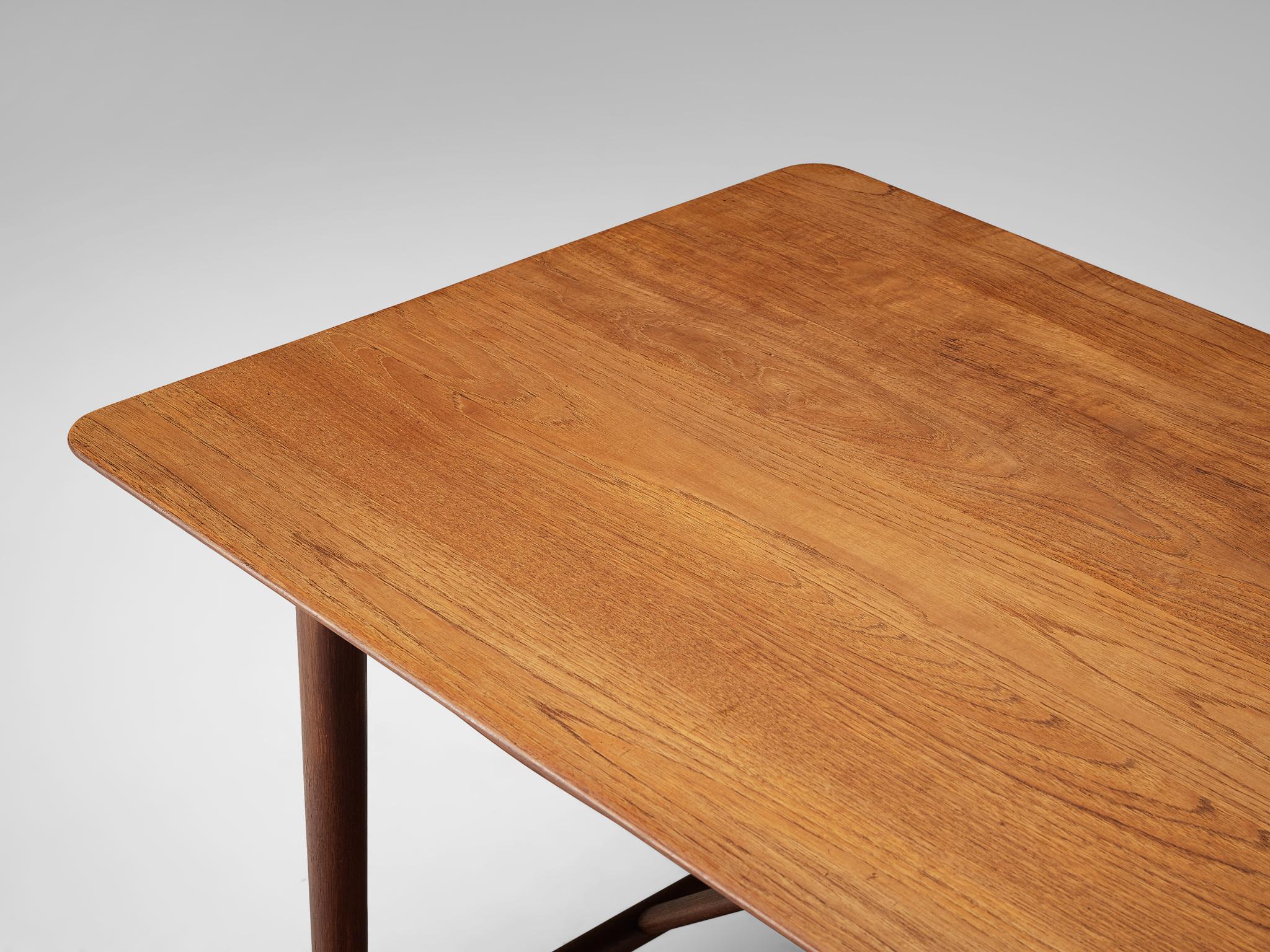 20th Century Peter Hvidt and Orla Mølgaard Nielsen Desk in Teak