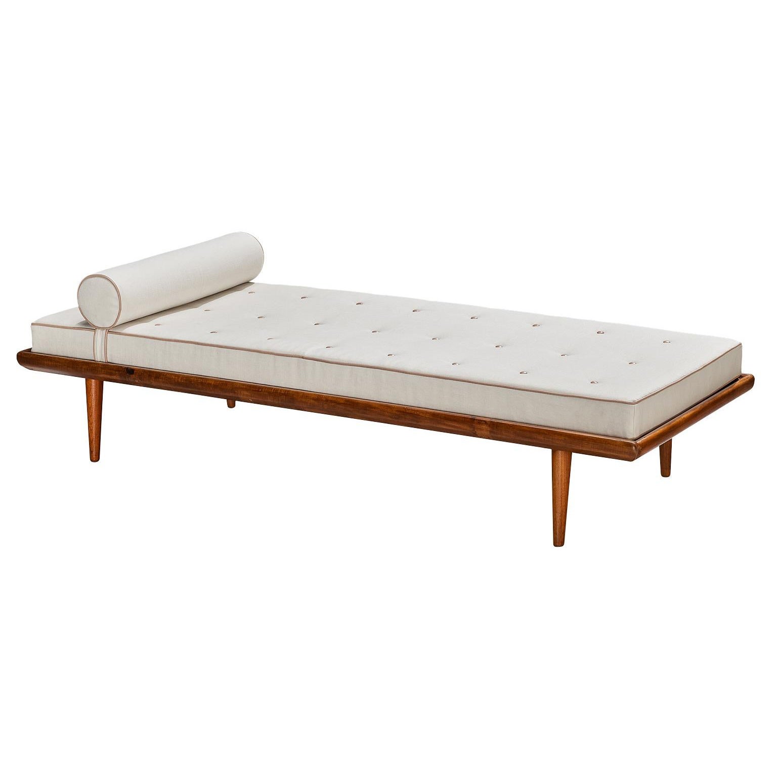 Peter Hvidt e Orla Mølgaard-Nielsen per France & Søn: letto da giorno "Minerva" in teak. in vendita