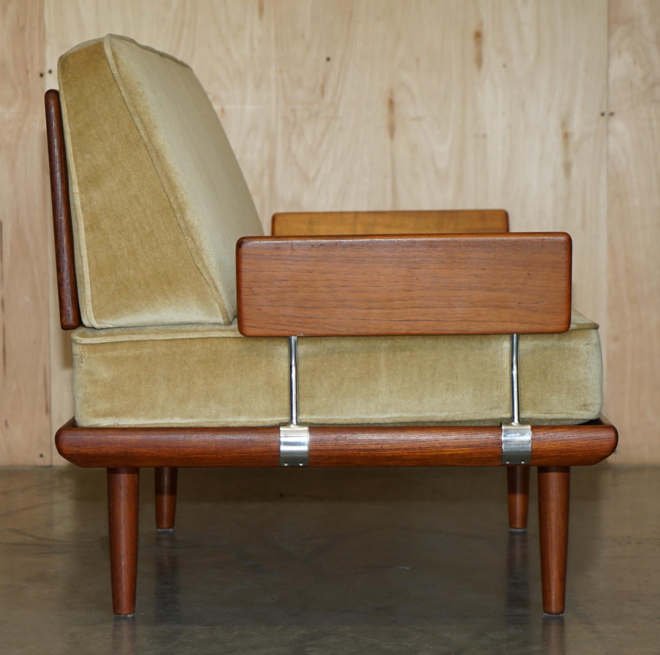 Peter Hvidt and Orla Mølgaard Nielsen for France & Son Mid Century Modern Sofa For Sale 3