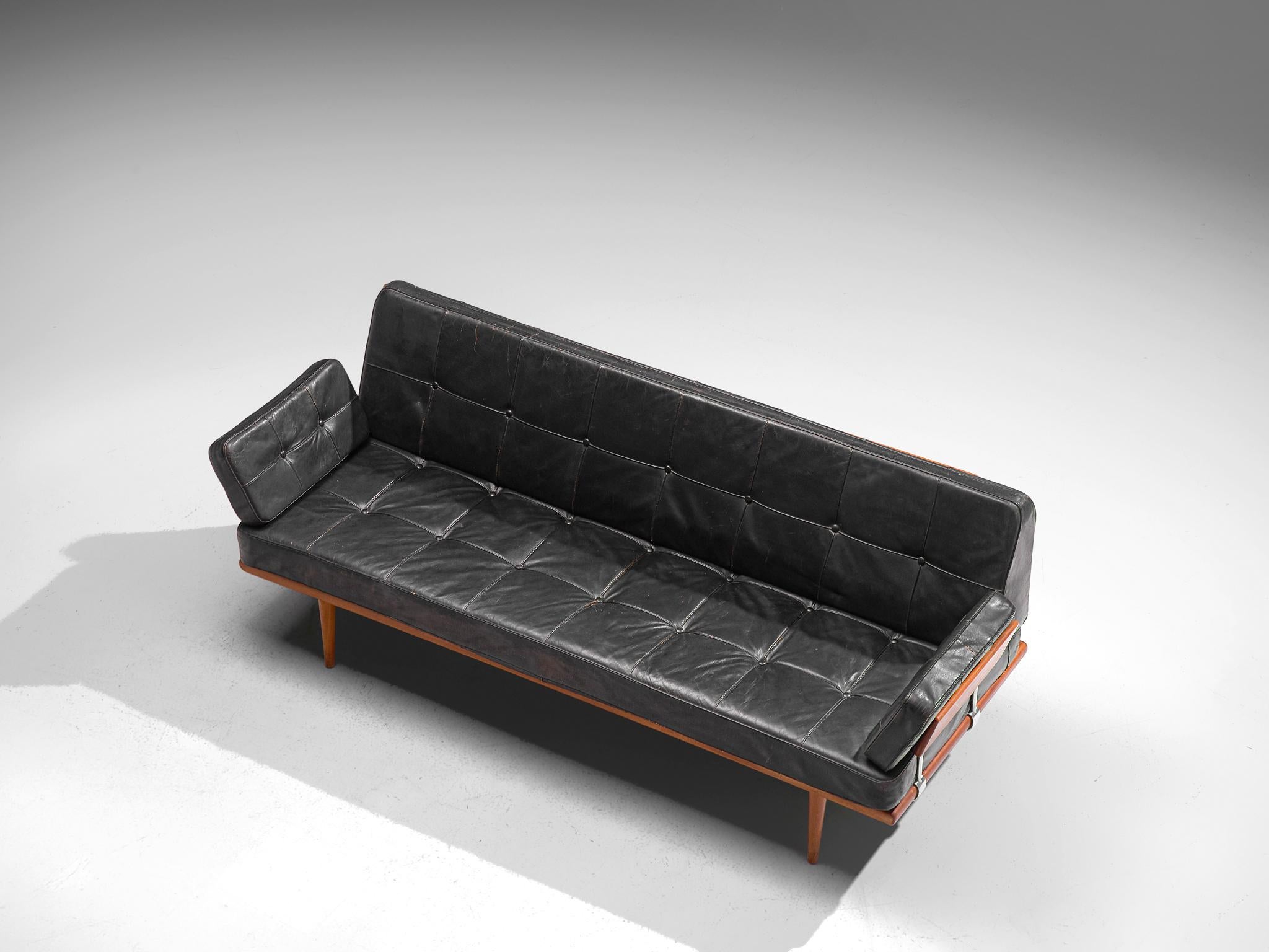 Peter Hvidt and Orla Mølgaard-Nielsen 'Minerva' Daybed in Original Leather 2