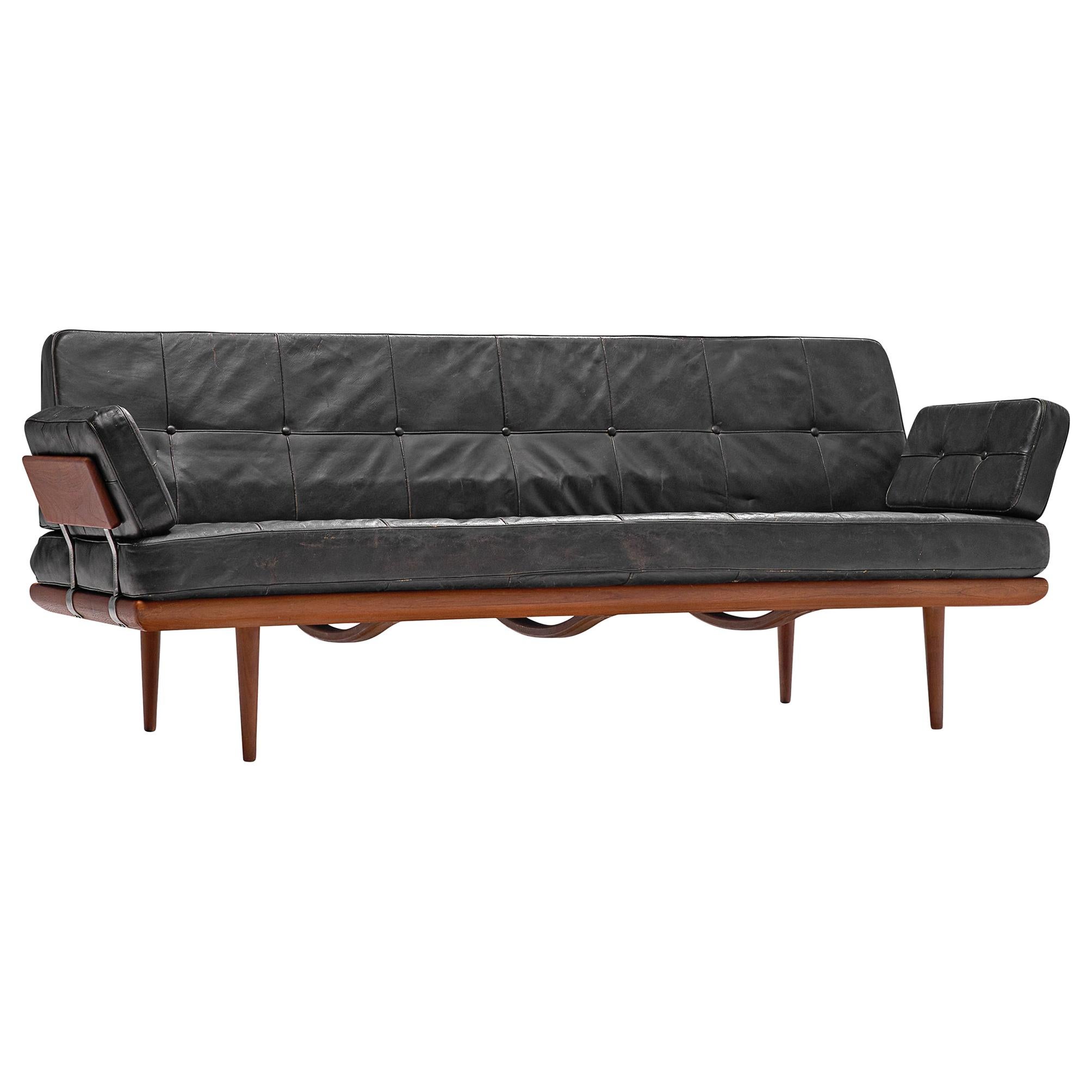 Peter Hvidt und Orla Mølgaard-Nielsen 
Minerva
 Sofa in Originalleder