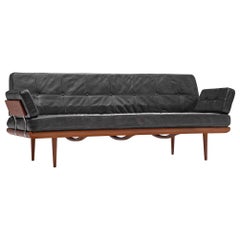 Peter Hvidt and Orla Mølgaard-Nielsen 'Minerva' Sofa in Original Leather