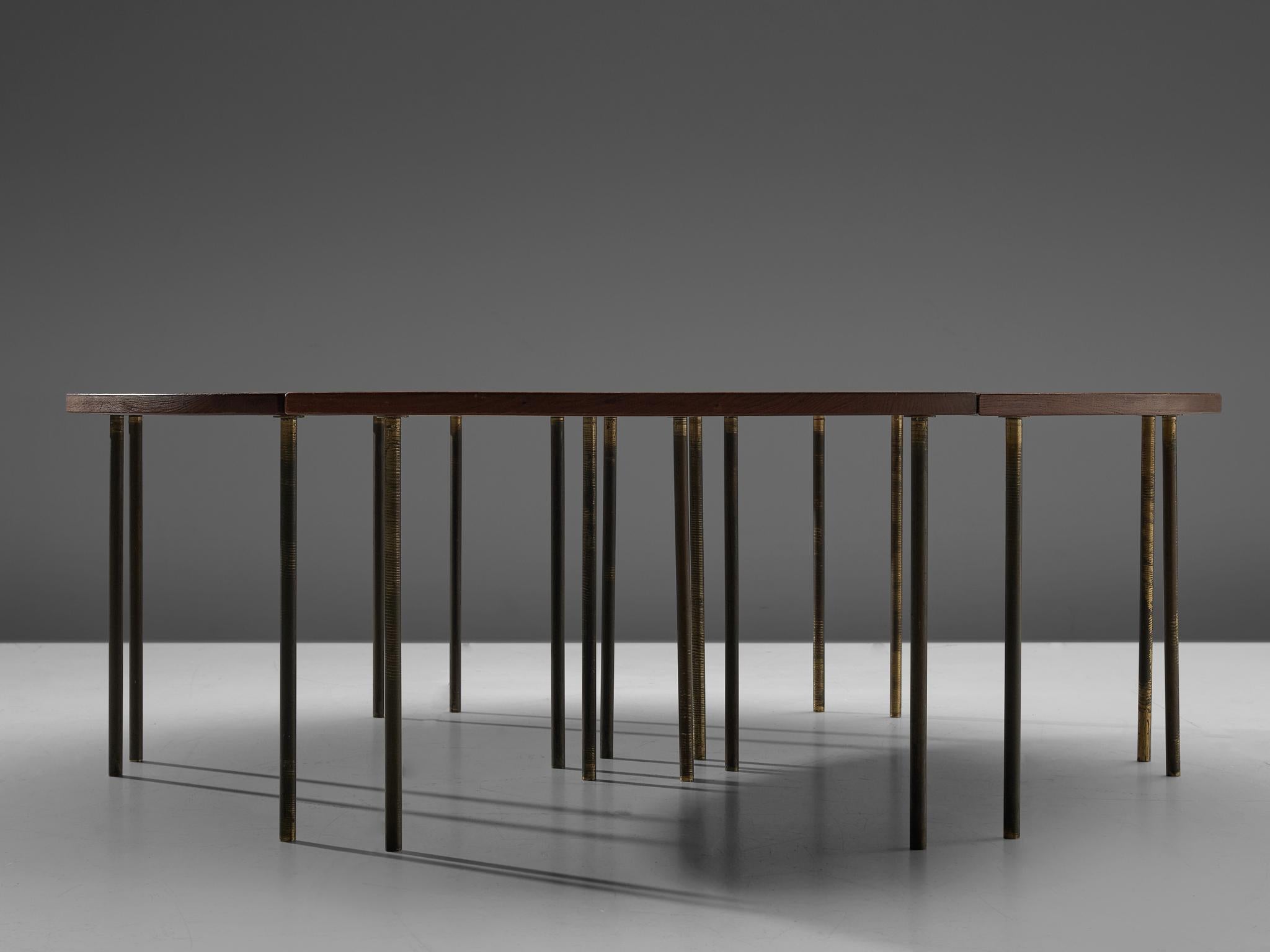 Mid-20th Century Peter Hvidt and Orla Mølgaard Nielsen Six Piece 523 Coffee Table