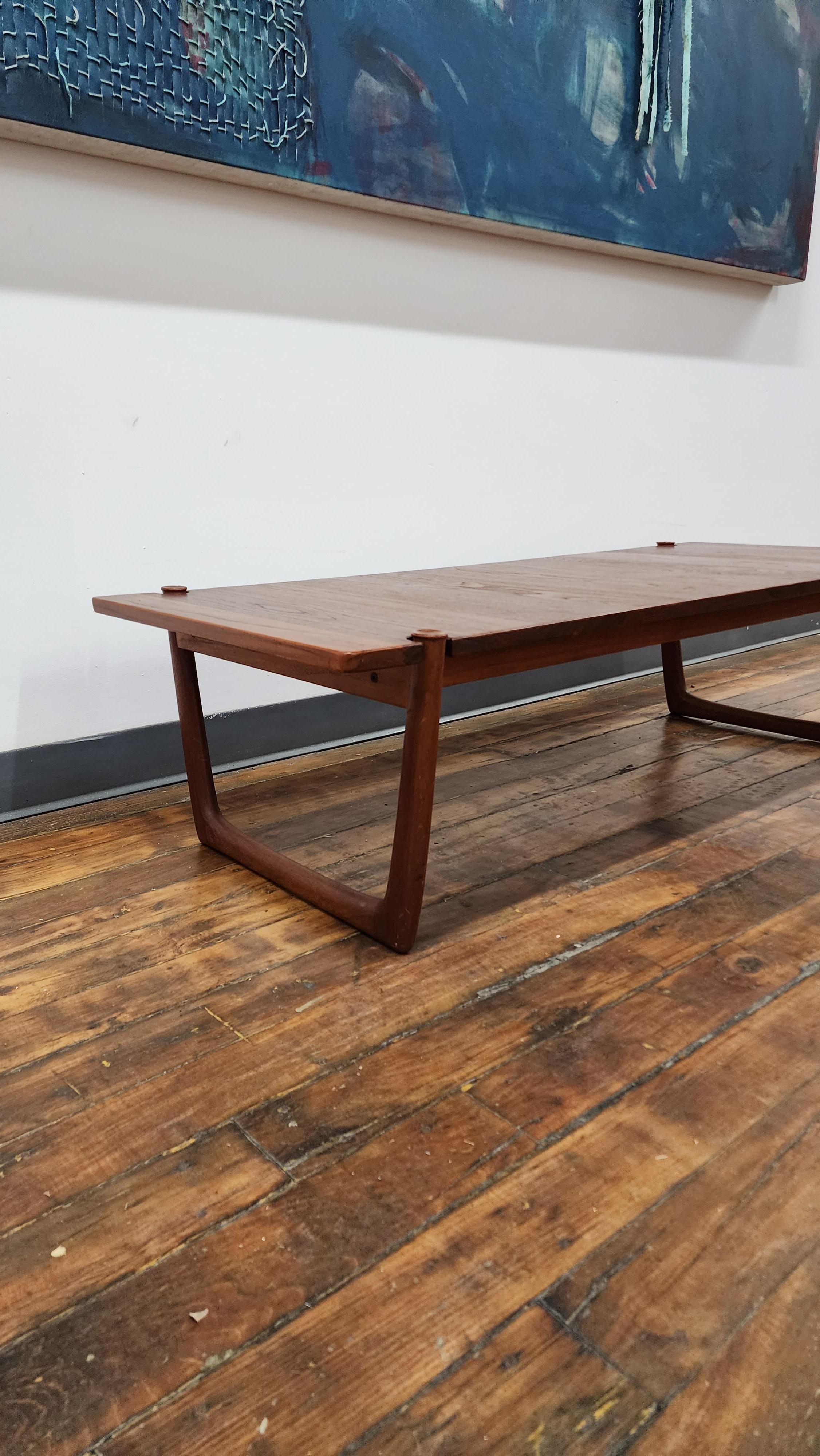 Peter Hvidt and Orla Mølgaard-Nielsen Solid Teak Coffee Table 2