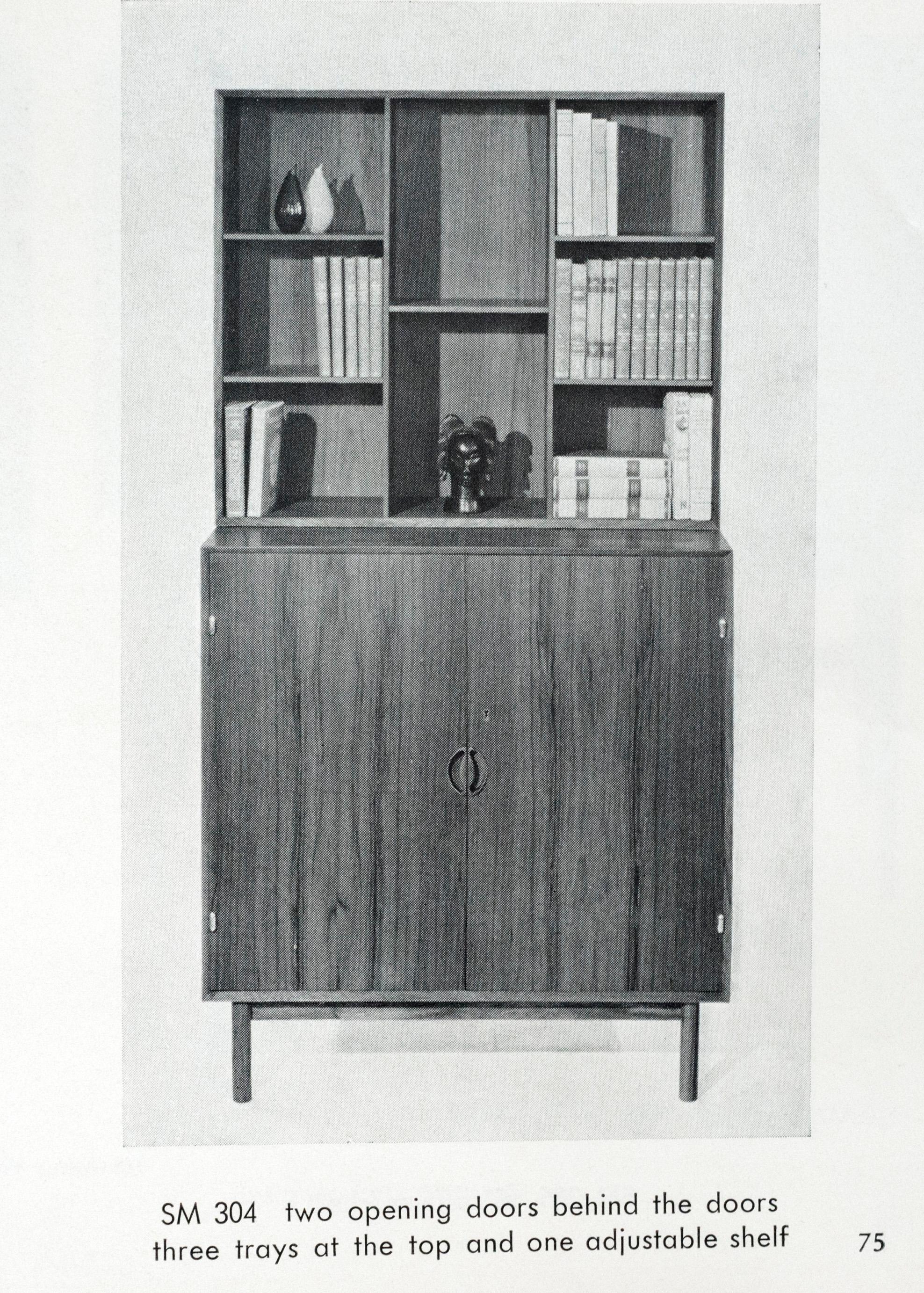 Peter Hvidt and Orla Mølgaard-Nielsen Solid Teak Modern Cabinet, 1962 3