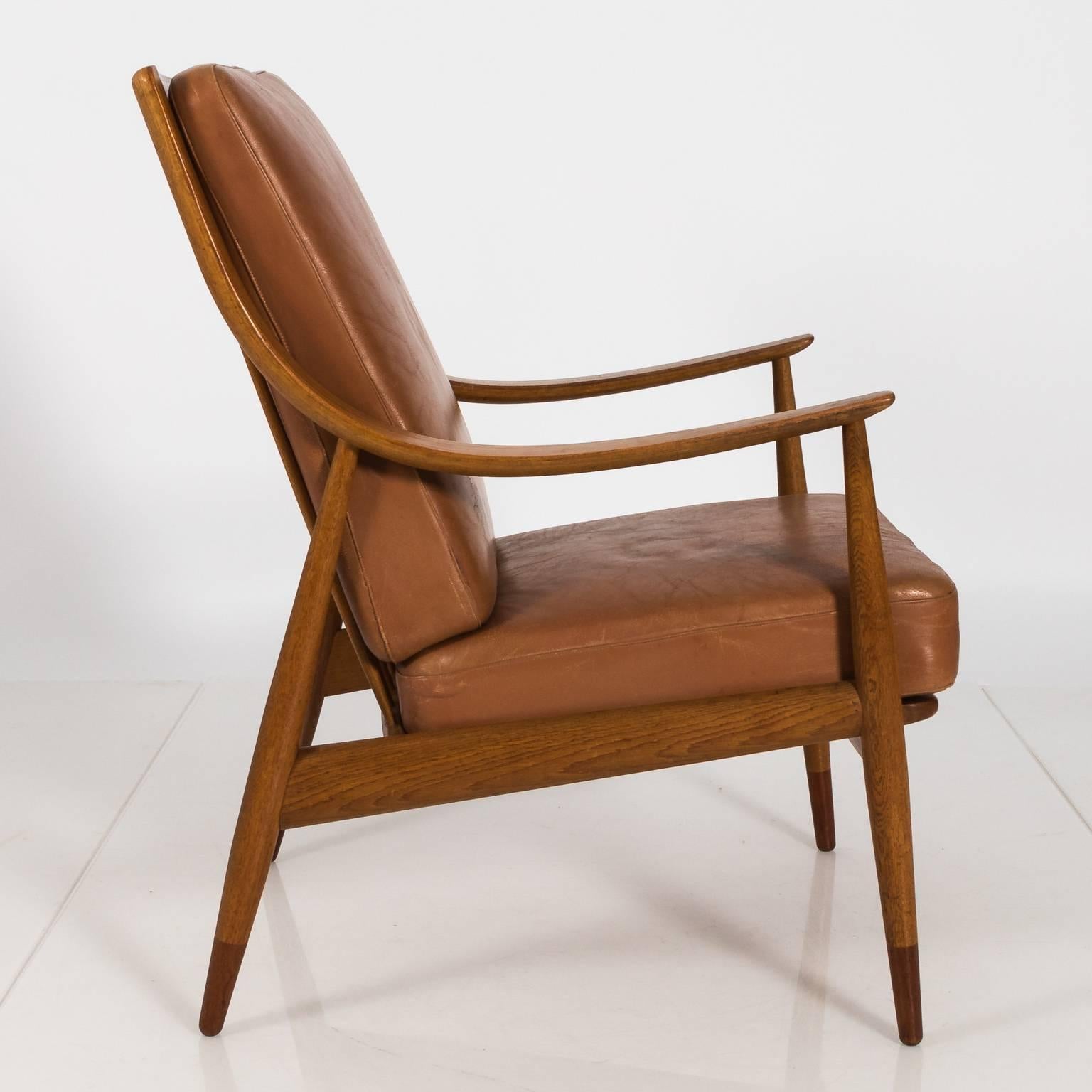 Peter Hvidt and Orla Mølgaard Armchair, circa 1950s For Sale 2