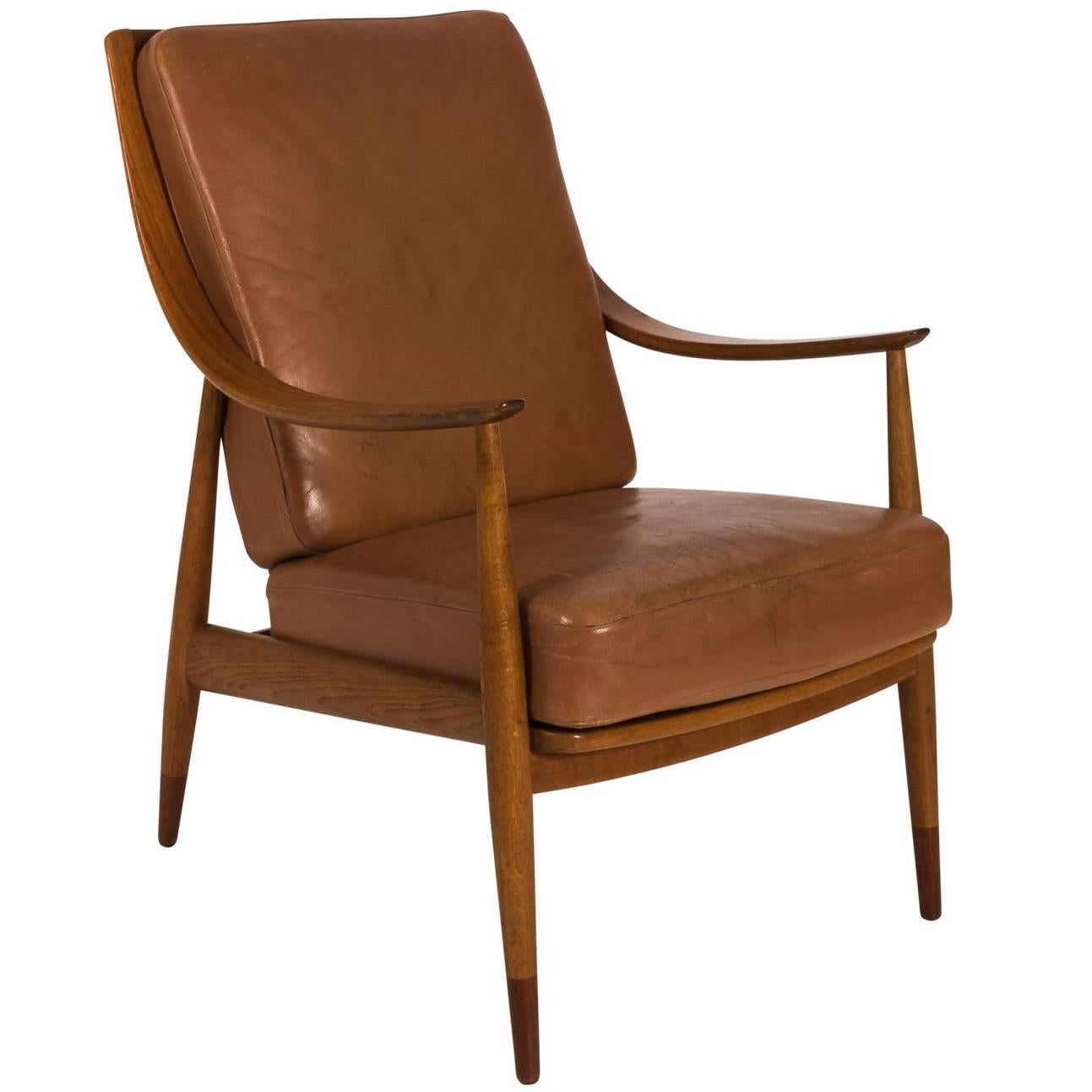 Peter Hvidt and Orla Mølgaard Armchair, circa 1950s For Sale