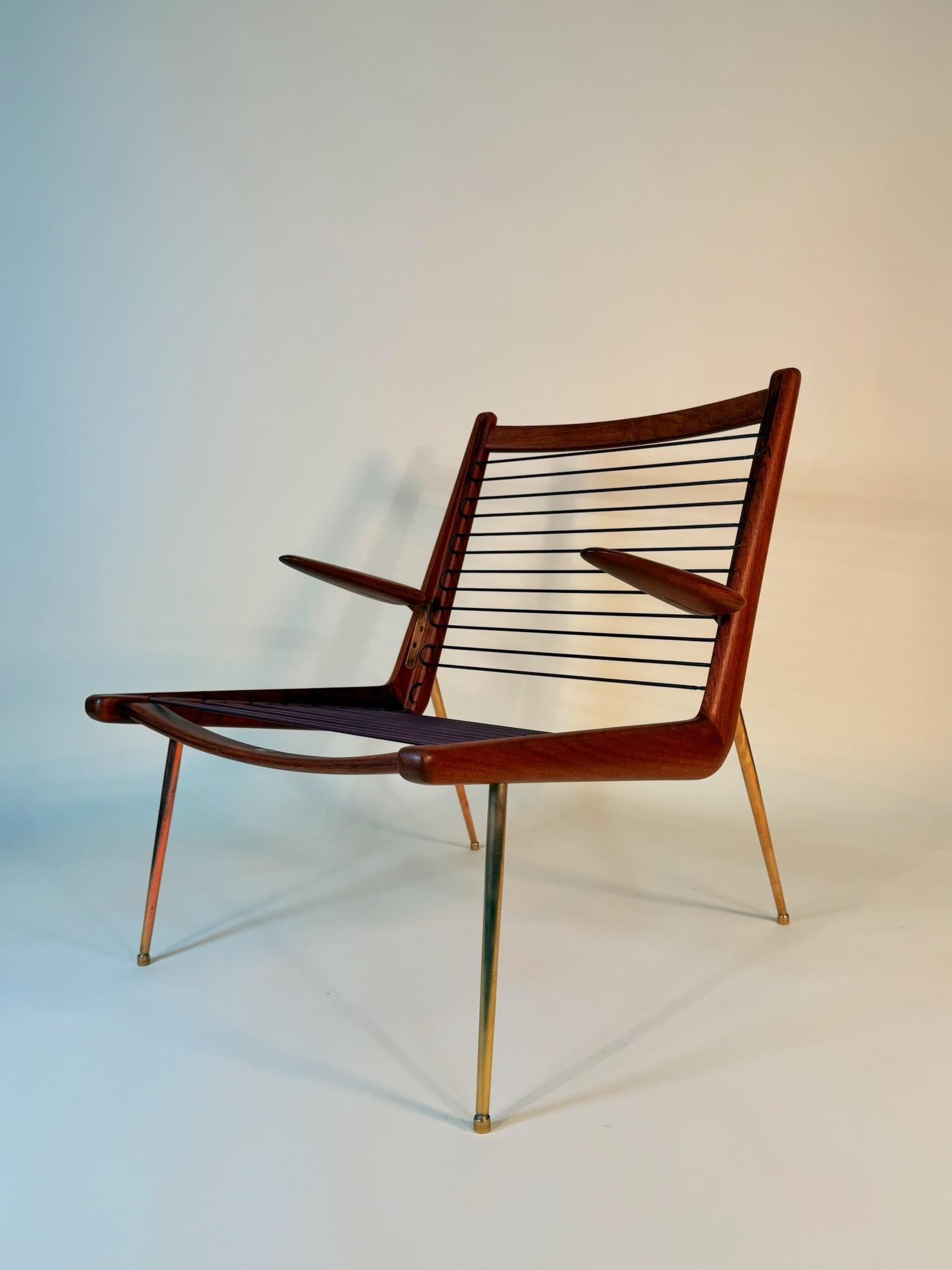 Peter Hvidt y Orla Molgaard-Nielsen Modelo de silla bumerán  FD-135 Escandinavo moderno en venta
