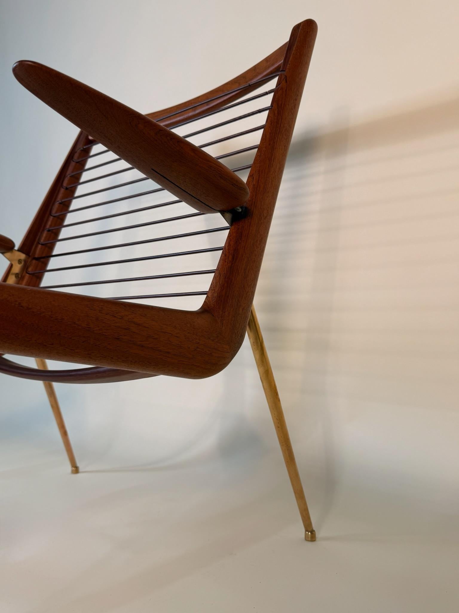 Peter Hvidt y Orla Molgaard-Nielsen Modelo de silla bumerán  FD-135 Danés en venta