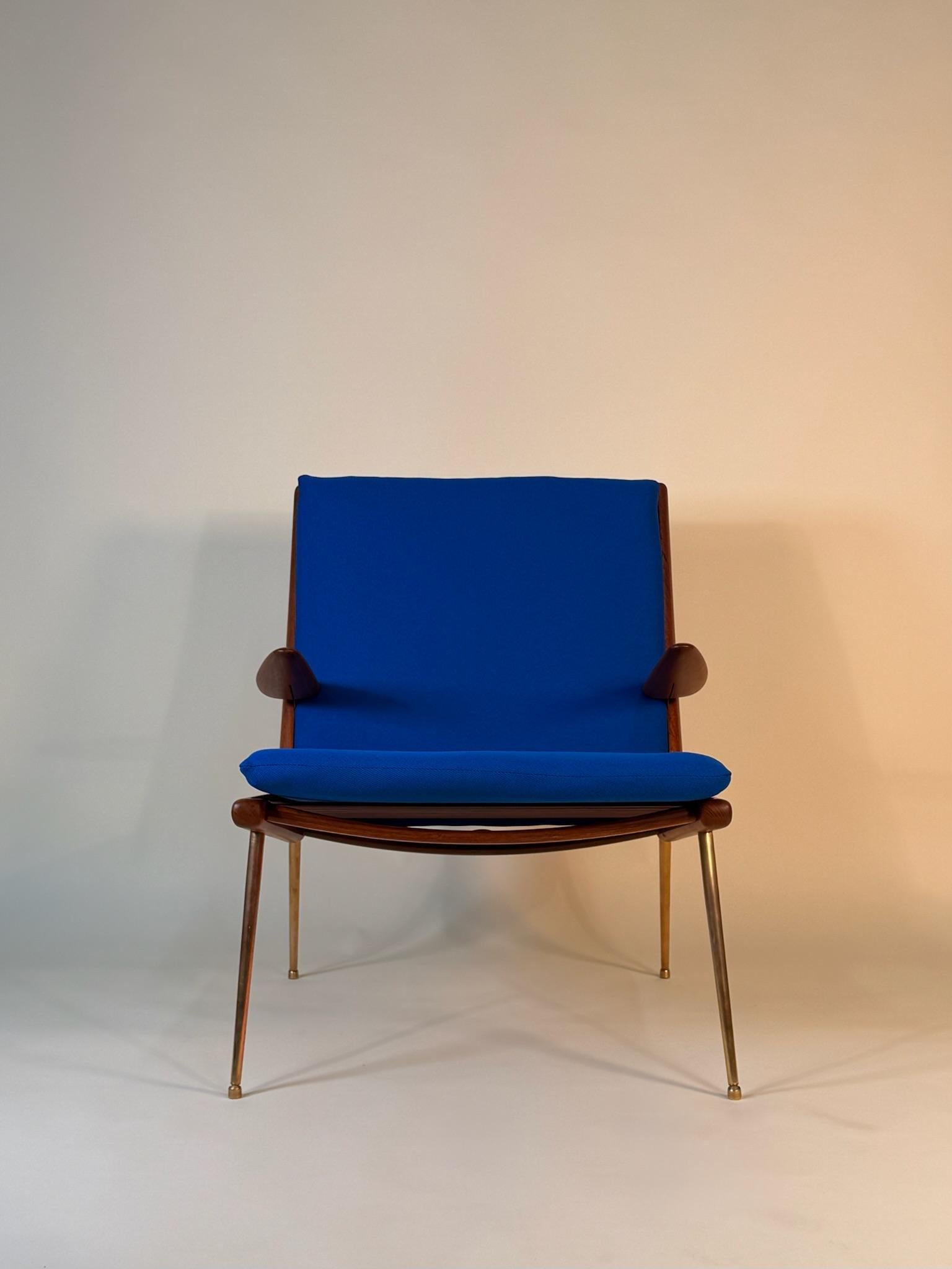 Peter Hvidt y Orla Molgaard-Nielsen Modelo de silla bumerán  FD-135 en Bueno estado para la venta en San Diego, CA