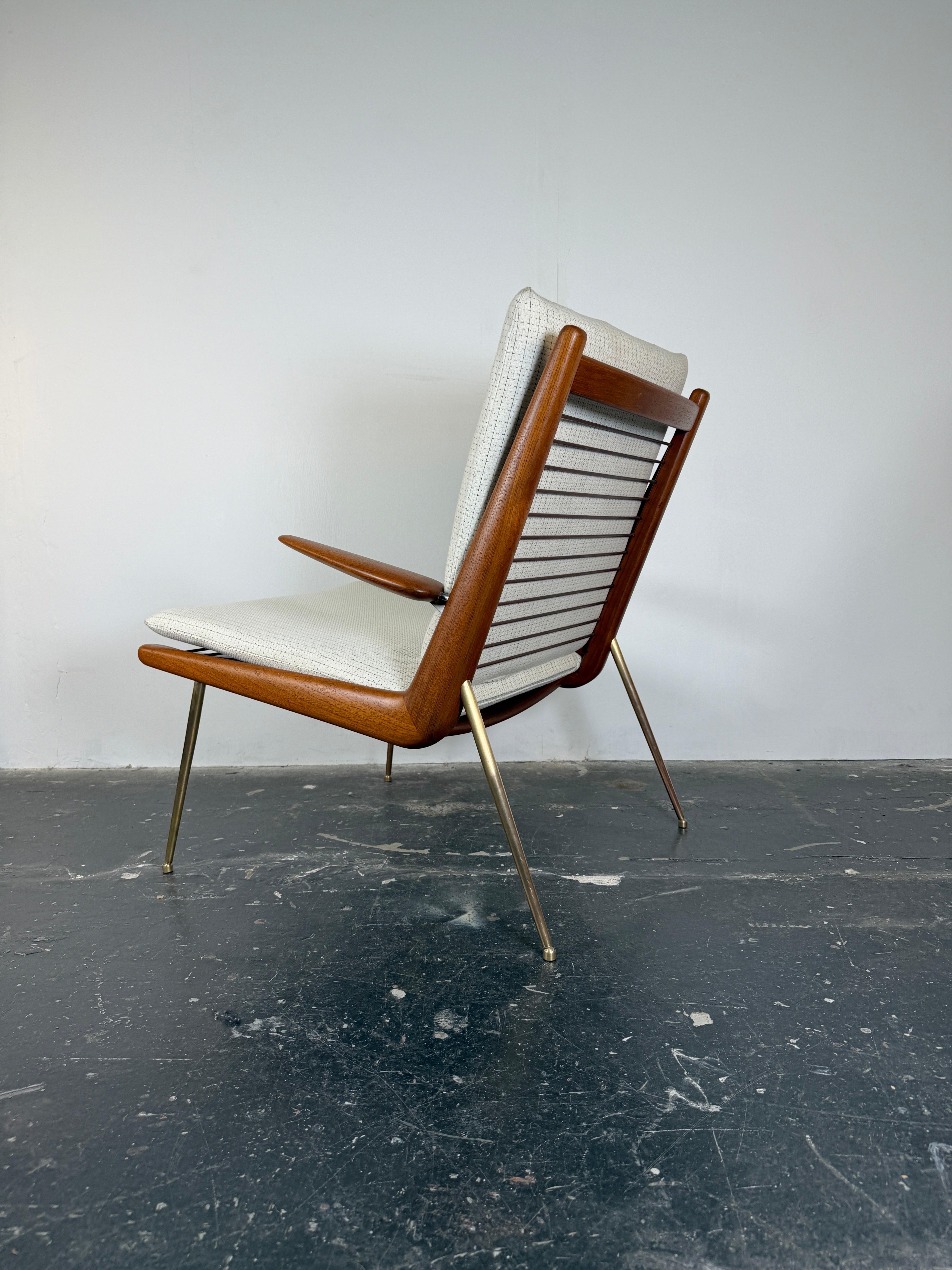 Peter Hvidt y Orla Molgaard-Nielsen Modelo de silla bumerán  FD-135 mediados del siglo XX en venta