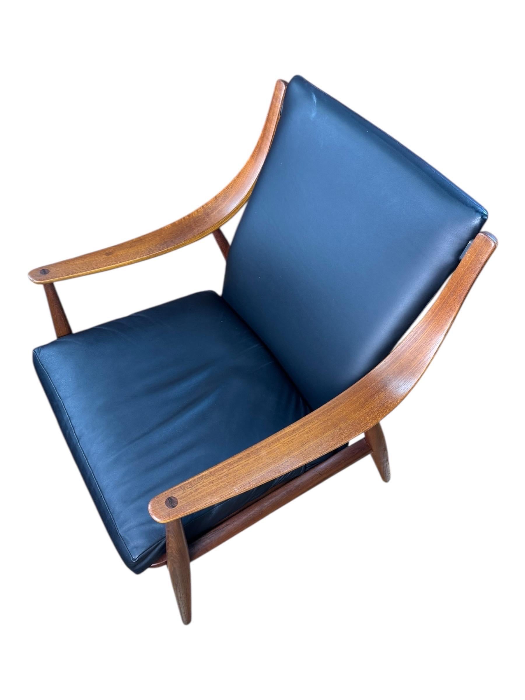 For sale is this absolute stunning mid century solid teak chair.