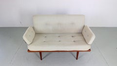 Peter Hvidt and Orla Molgaard-Nielson Danish Teak Loveseat "Minerva" Sofa, 1960