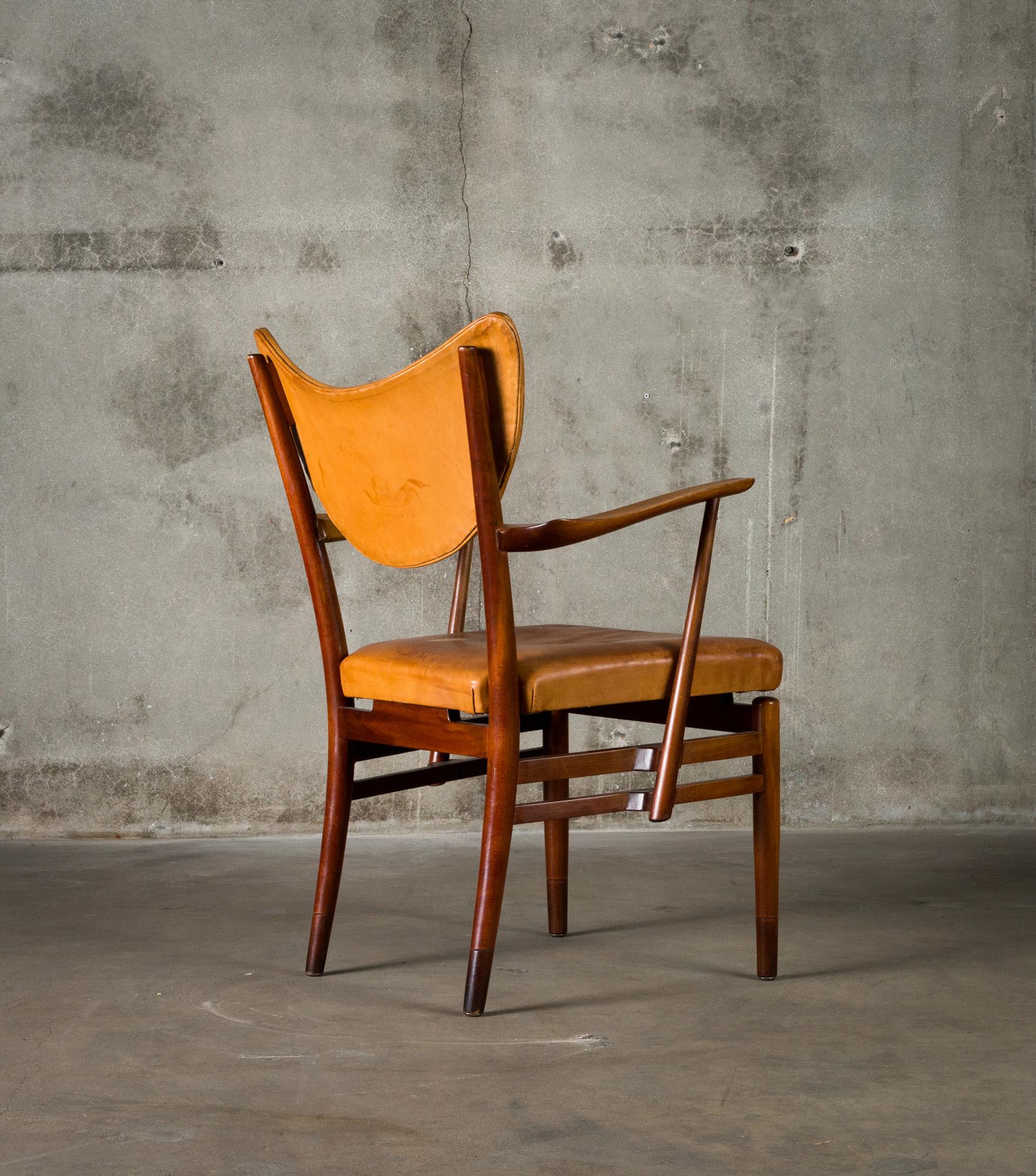 Stained Peter Hvidt Armchair