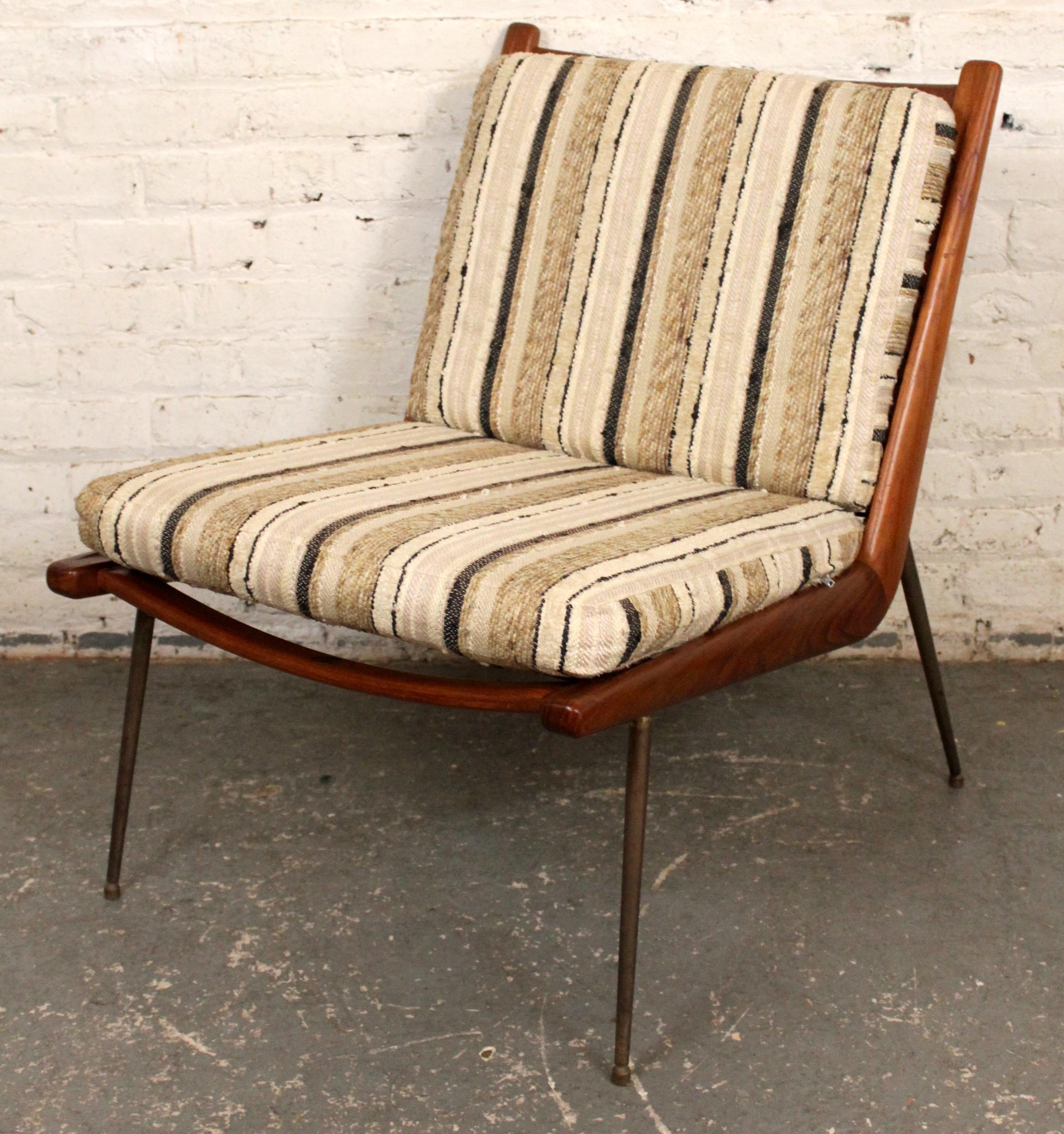 Peter Hvidt Boomerang Lounge Chair per France & Søn in vendita 6