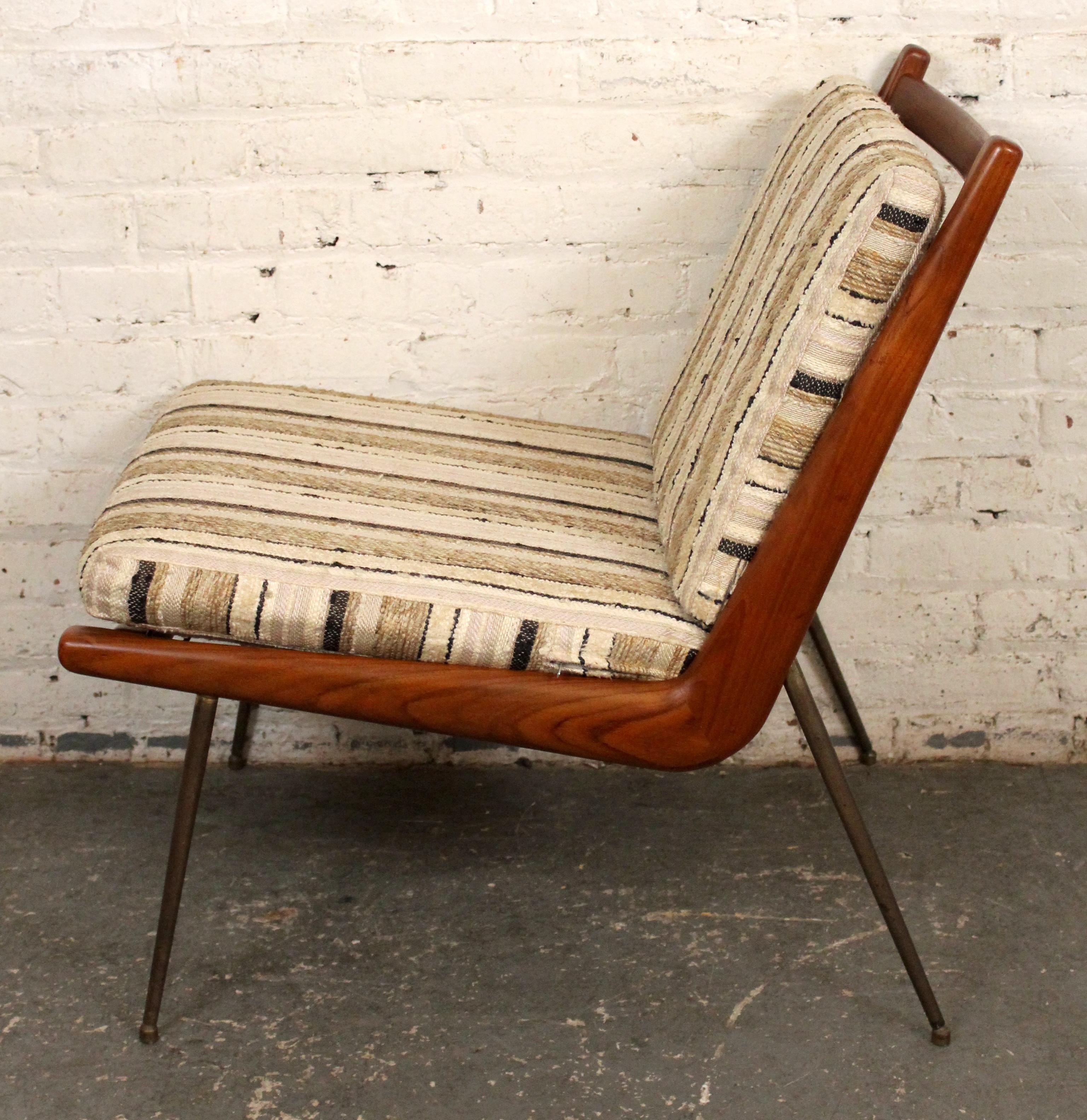 Peter Hvidt Boomerang Lounge Chair per France & Søn in vendita 7