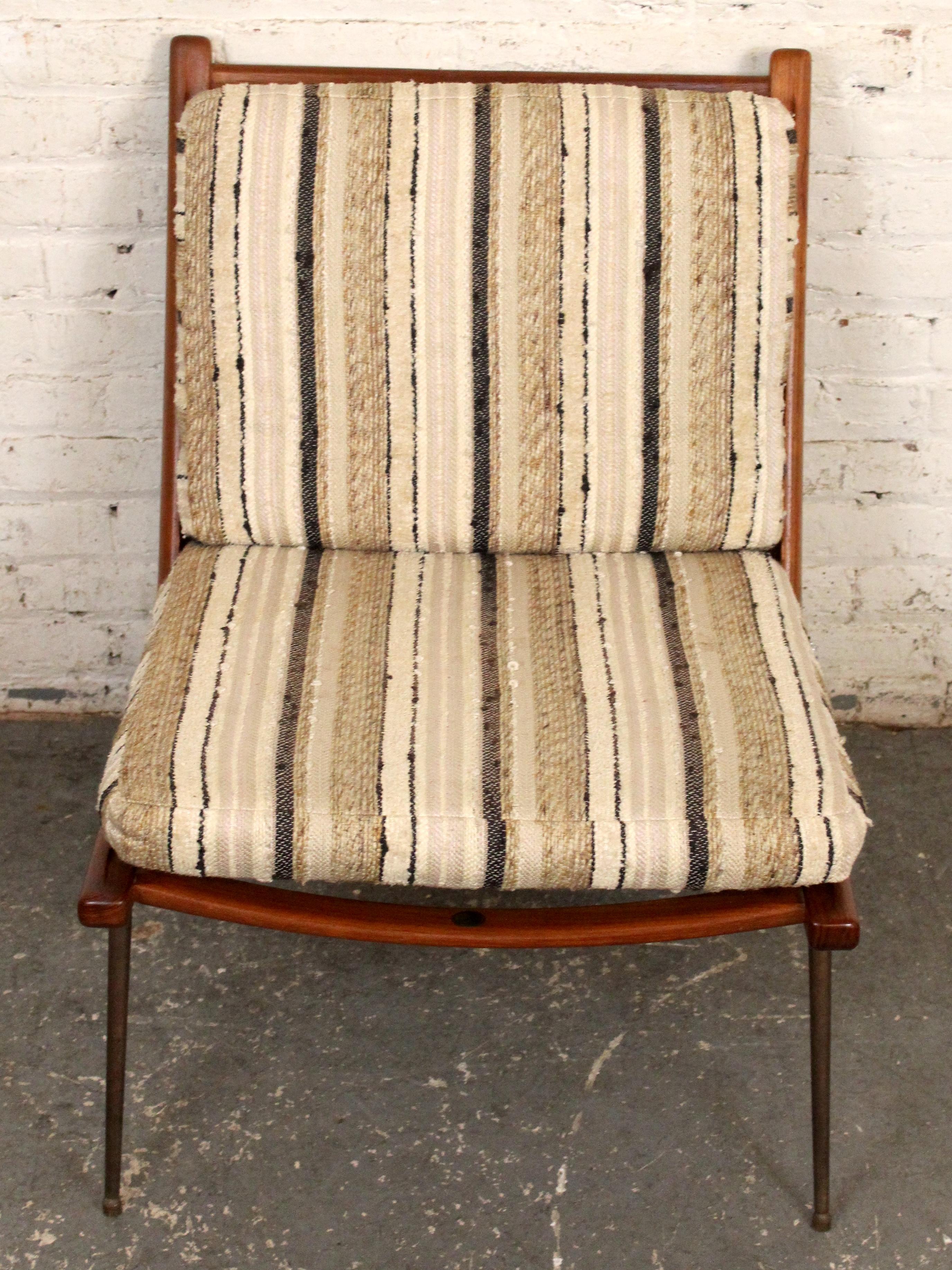 Danese Peter Hvidt Boomerang Lounge Chair per France & Søn in vendita