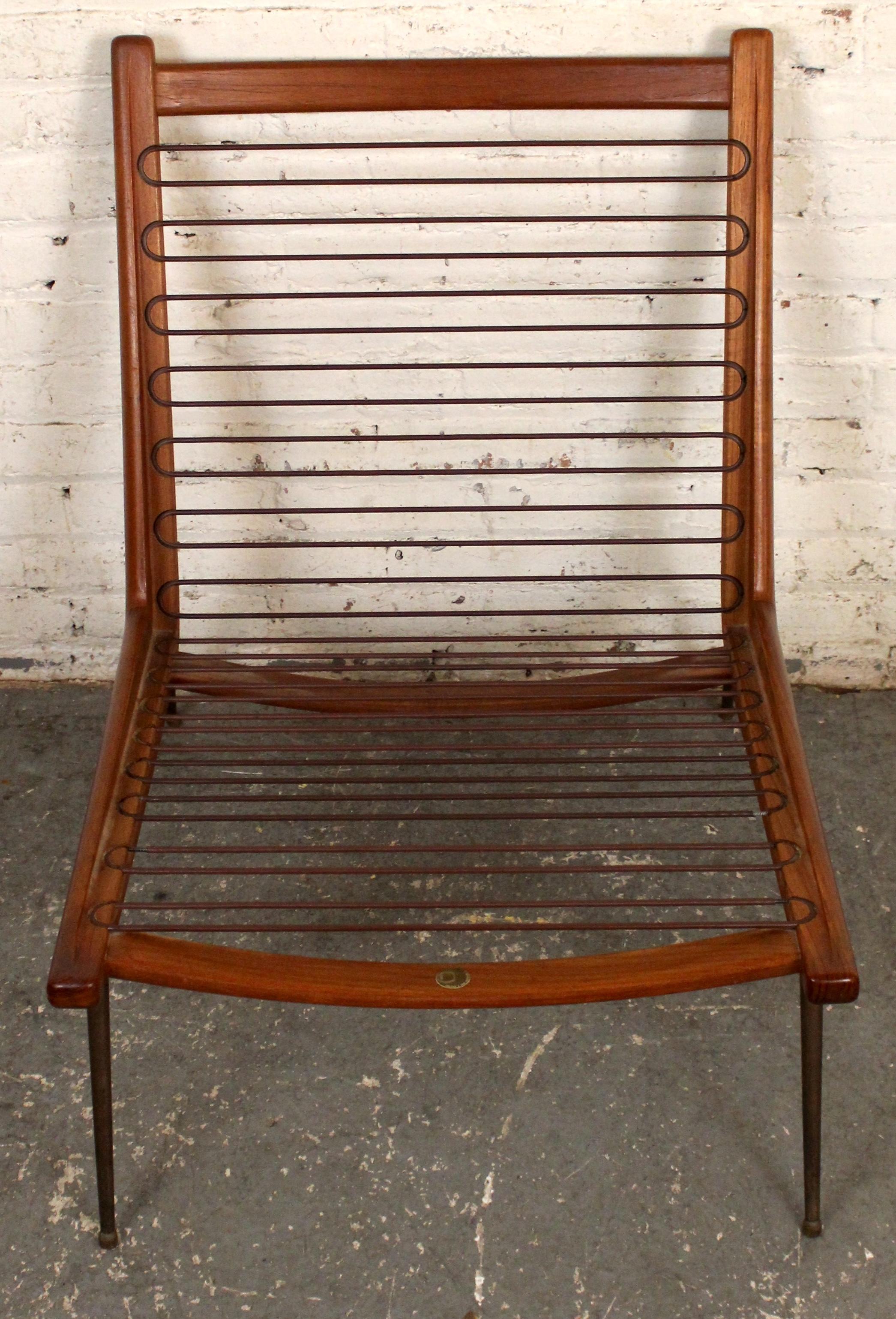 Peter Hvidt Boomerang Lounge Chair per France & Søn in vendita 1