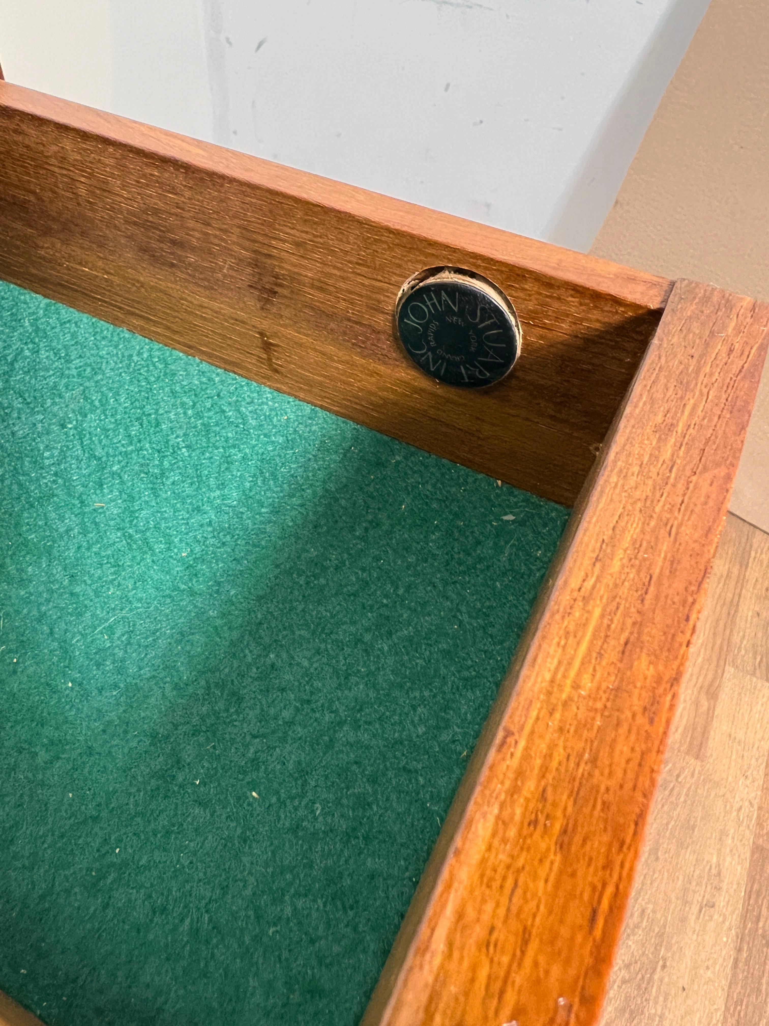 Peter Hvidt Danish Teak Tambour Door Credenza for Soborg, Circa 1960s 11