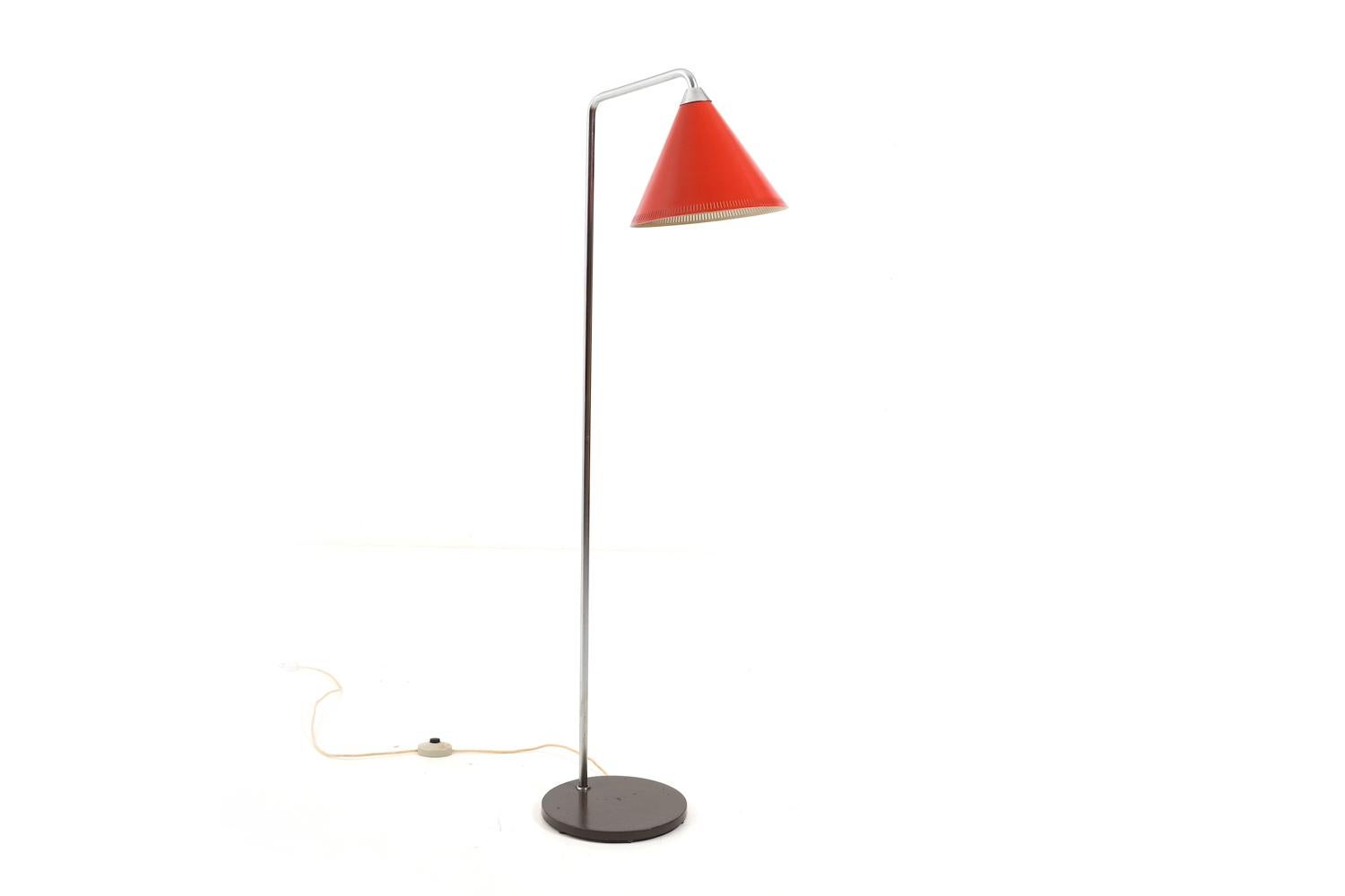 Scandinavian Modern Peter Hvidt Floor Lamp for Lyfa Denmark 1950s For Sale