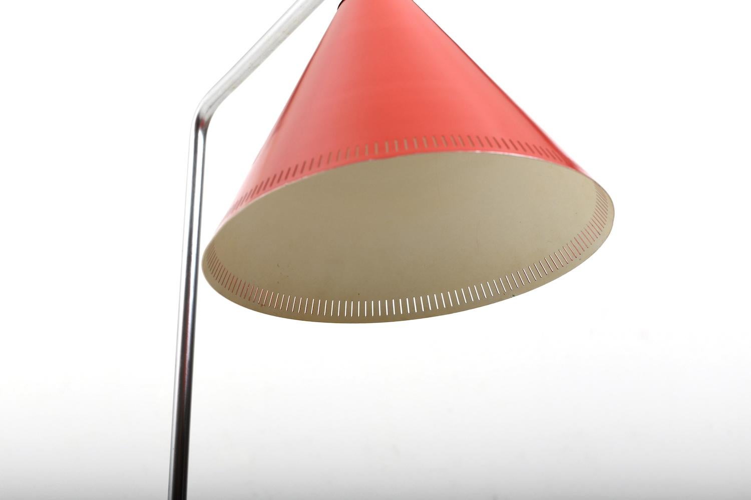 20th Century Peter Hvidt Floor Lamp for Lyfa Denmark 1950s For Sale