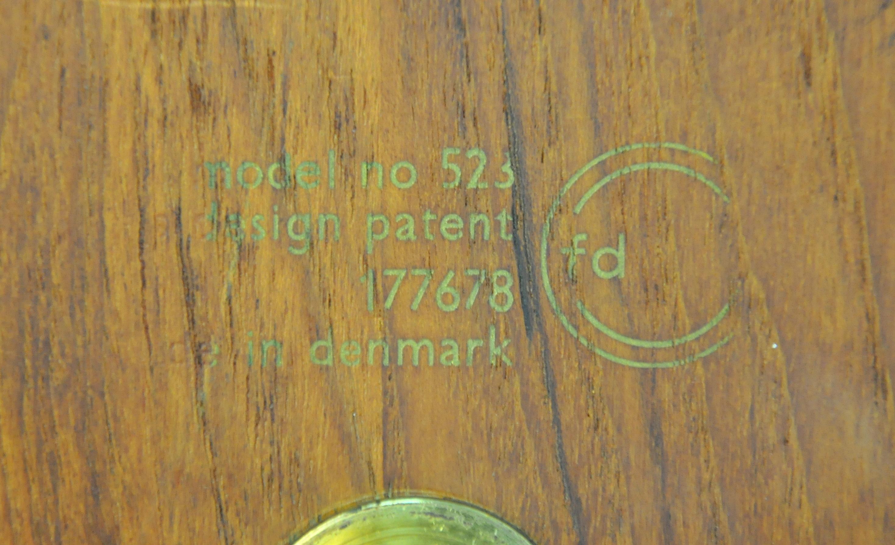 Peter Hvidt Teak and Brass Side Tables 10