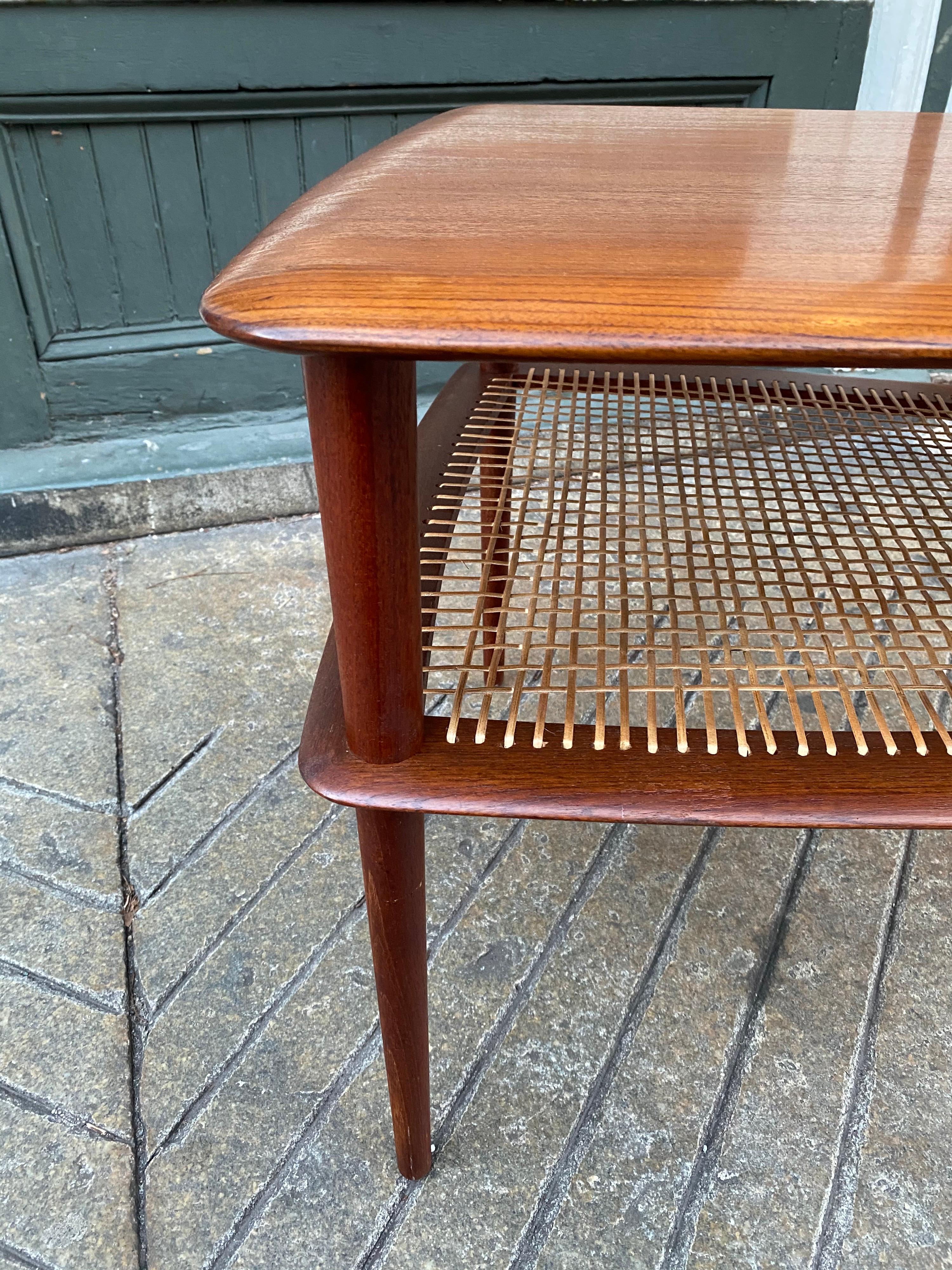 Danish Peter Hvidt for John Stuart Furniture Solid Teak Side Table
