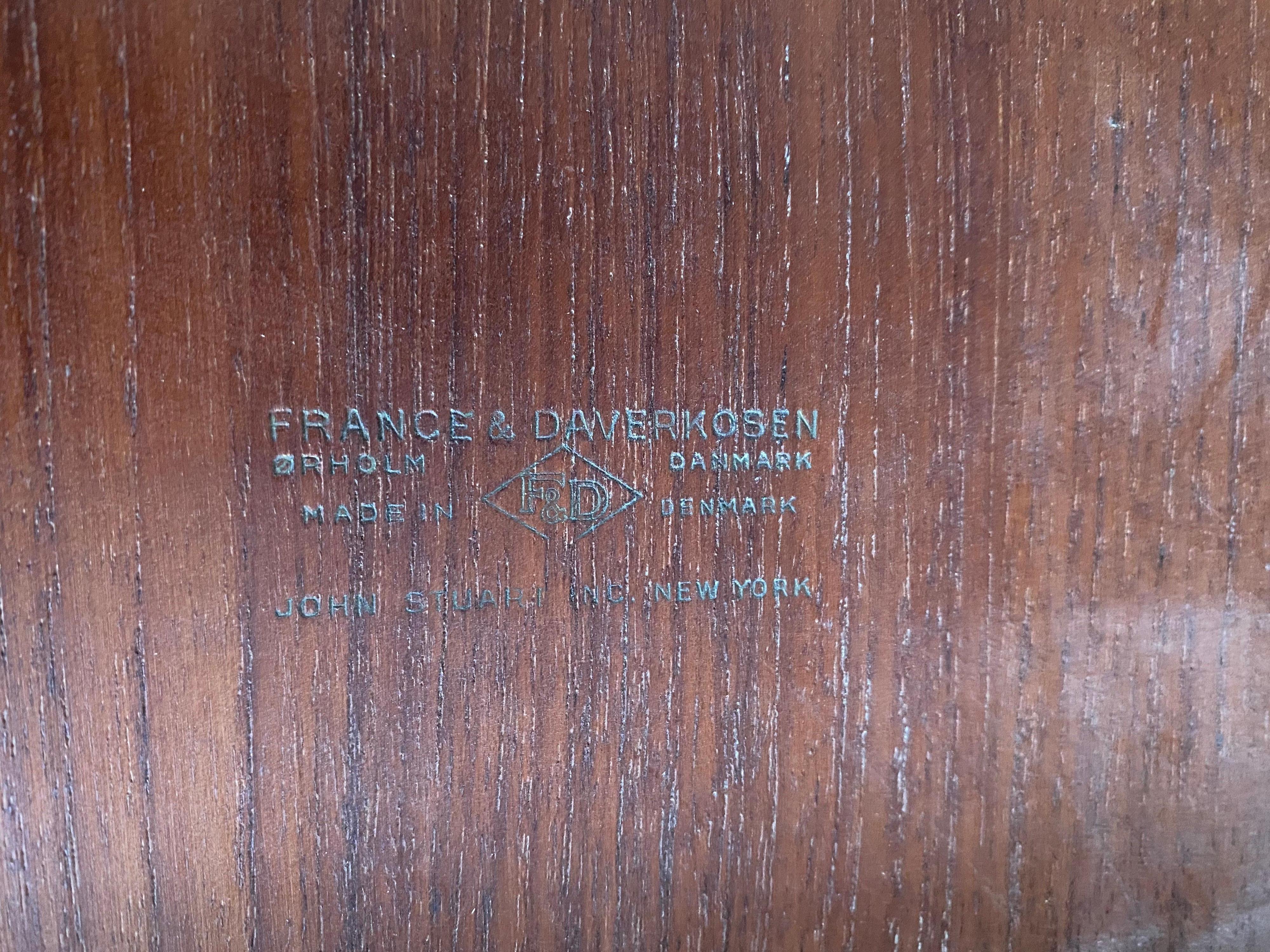 Mid-20th Century Peter Hvidt for John Stuart Furniture Solid Teak Side Table