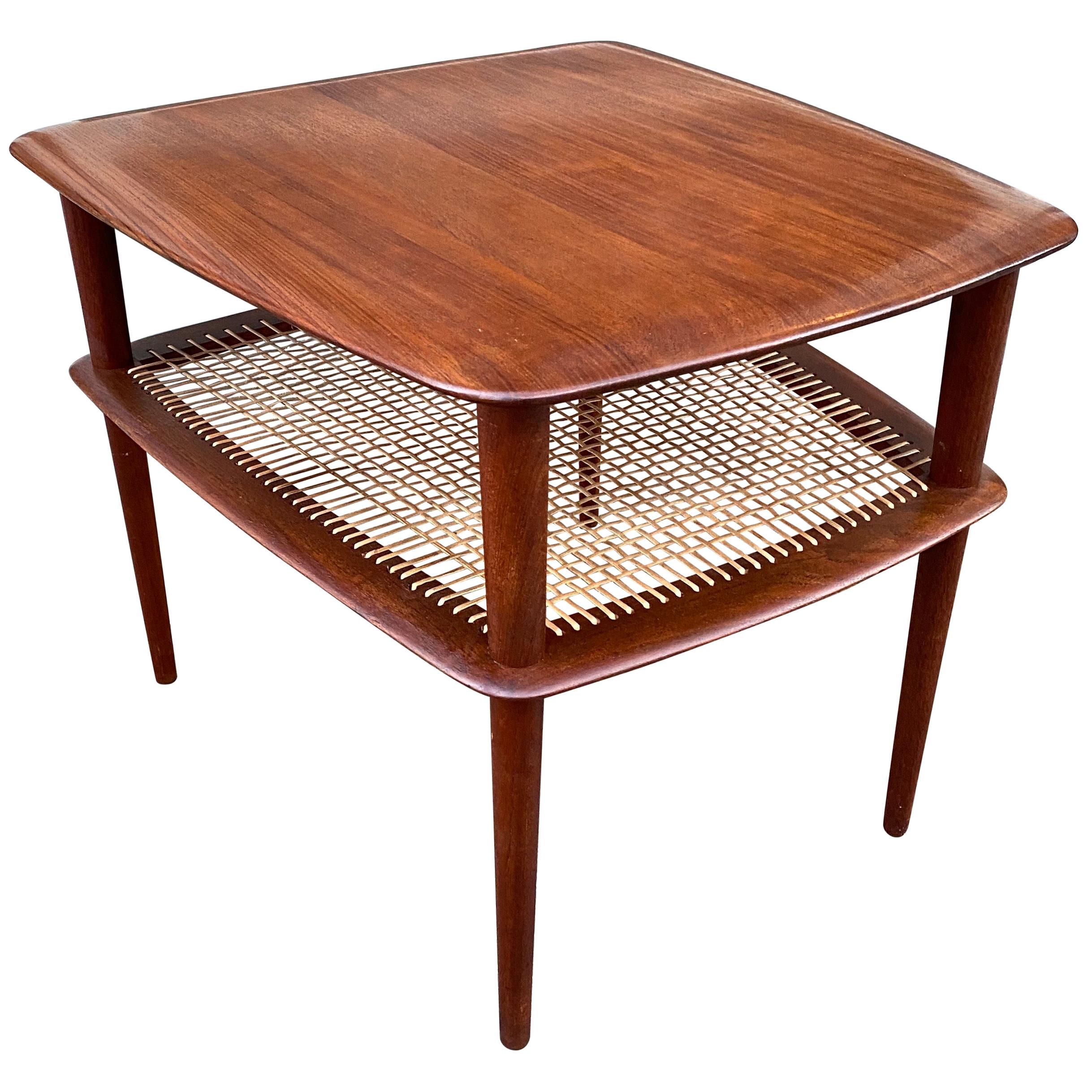 Peter Hvidt for John Stuart Furniture Solid Teak Side Table