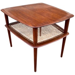 Peter Hvidt für John Stuart Furniture Beistelltisch aus massivem Teakholz