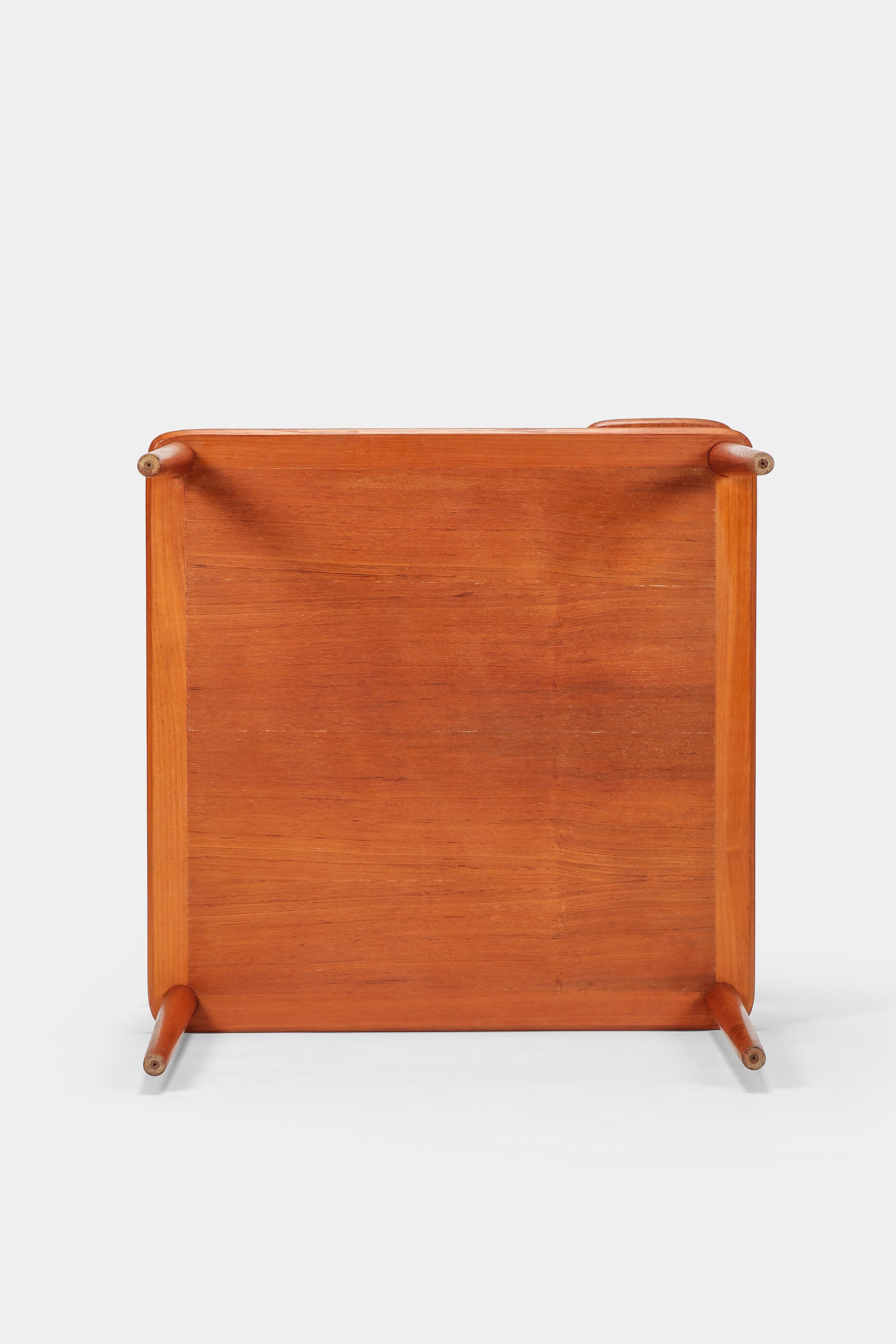 Peter Hvidt Minerva Corner Table France and Son Teak, 1960s For Sale 3