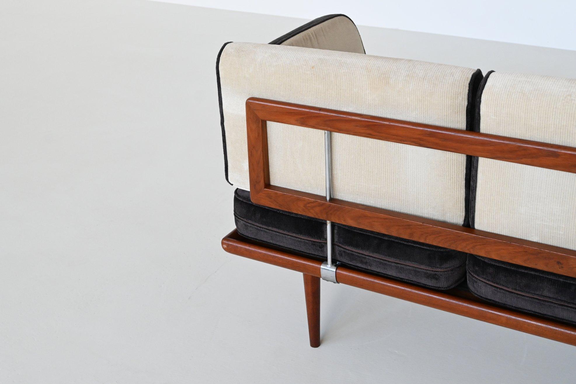 Peter Hvidt “Minerva” sofa set in teak France & Son Denmark 1957 7