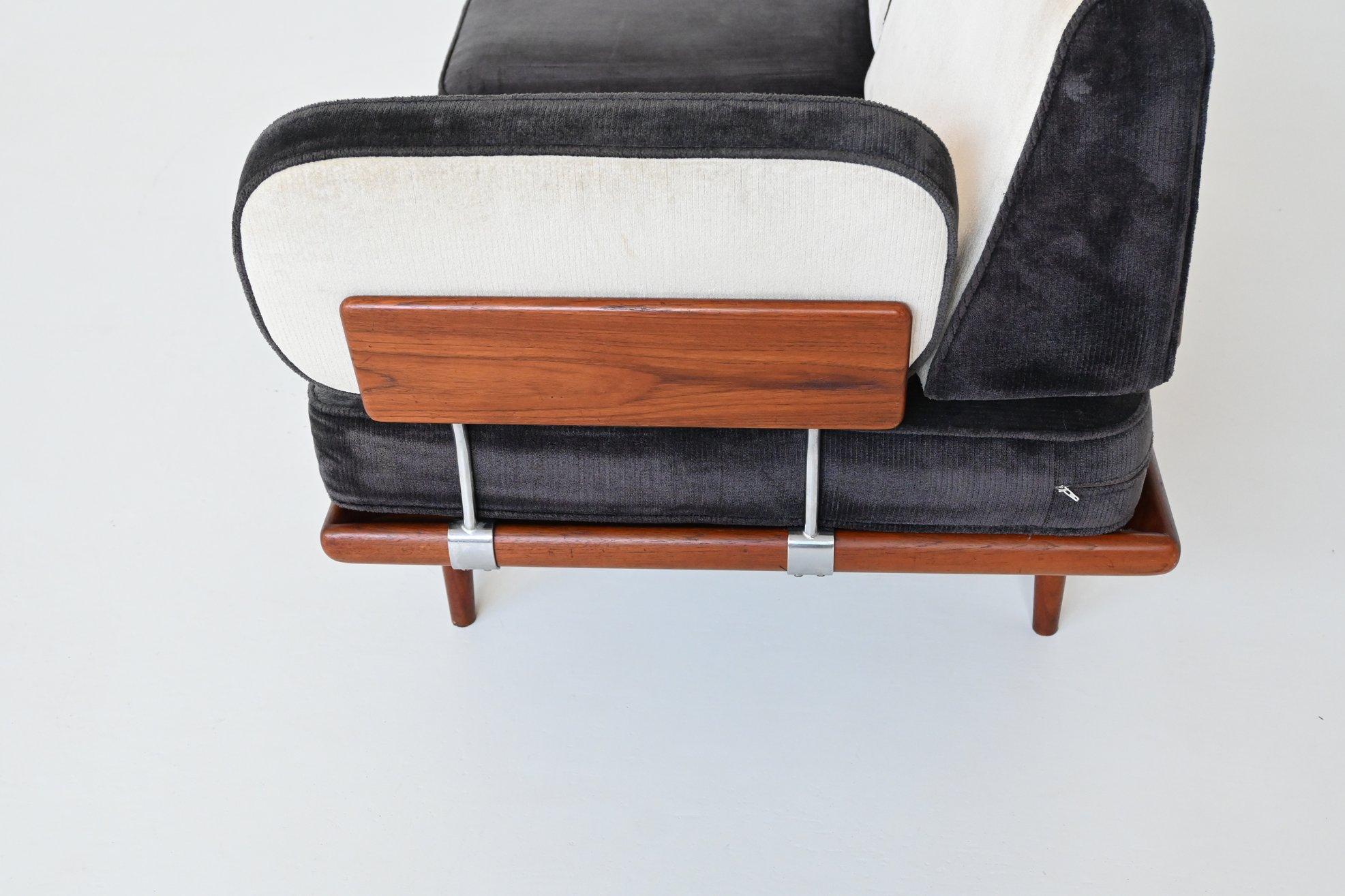 Peter Hvidt “Minerva” sofa set in teak France & Son Denmark 1957 8