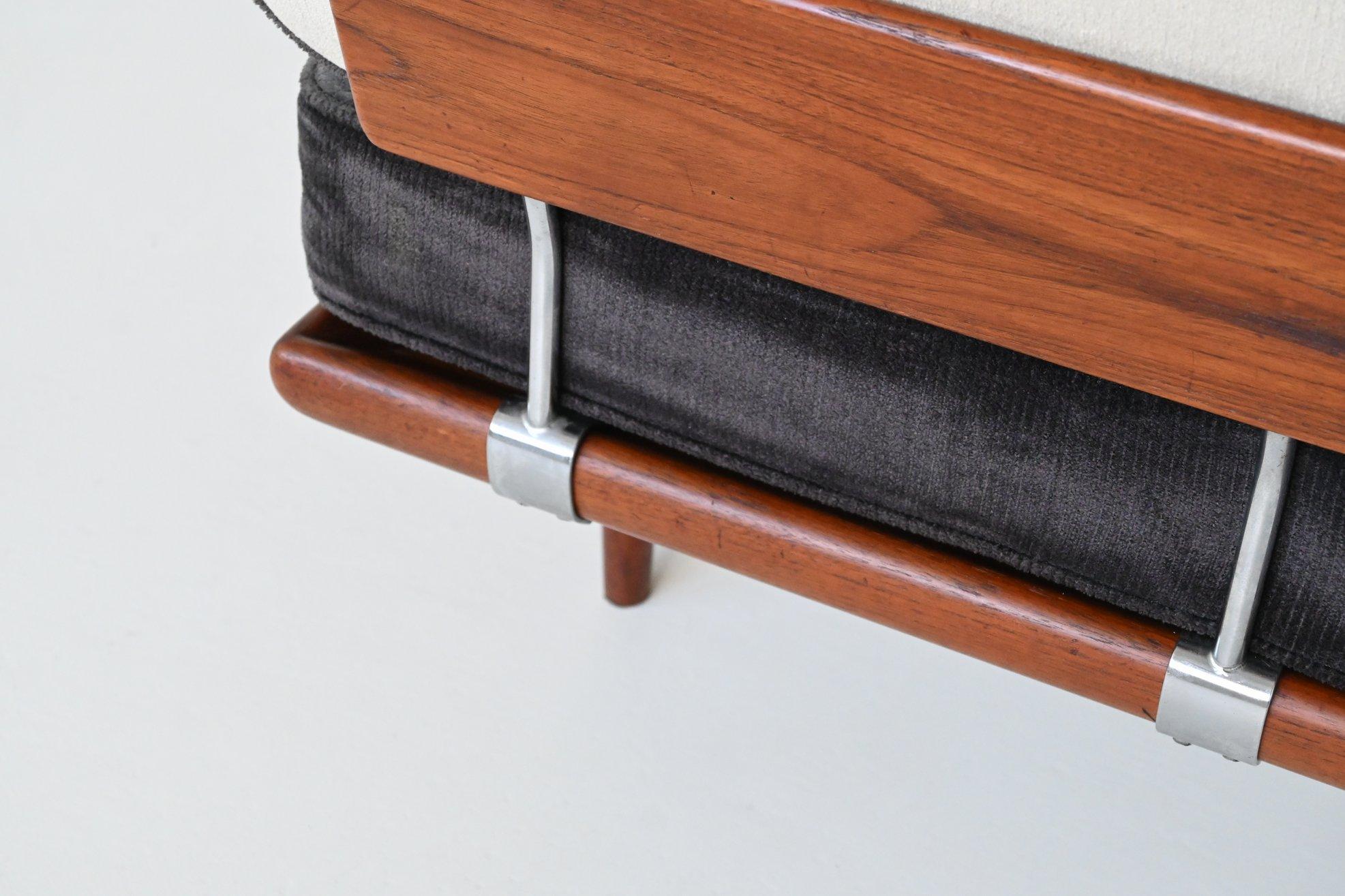 Peter Hvidt “Minerva” sofa set in teak France & Son Denmark 1957 9