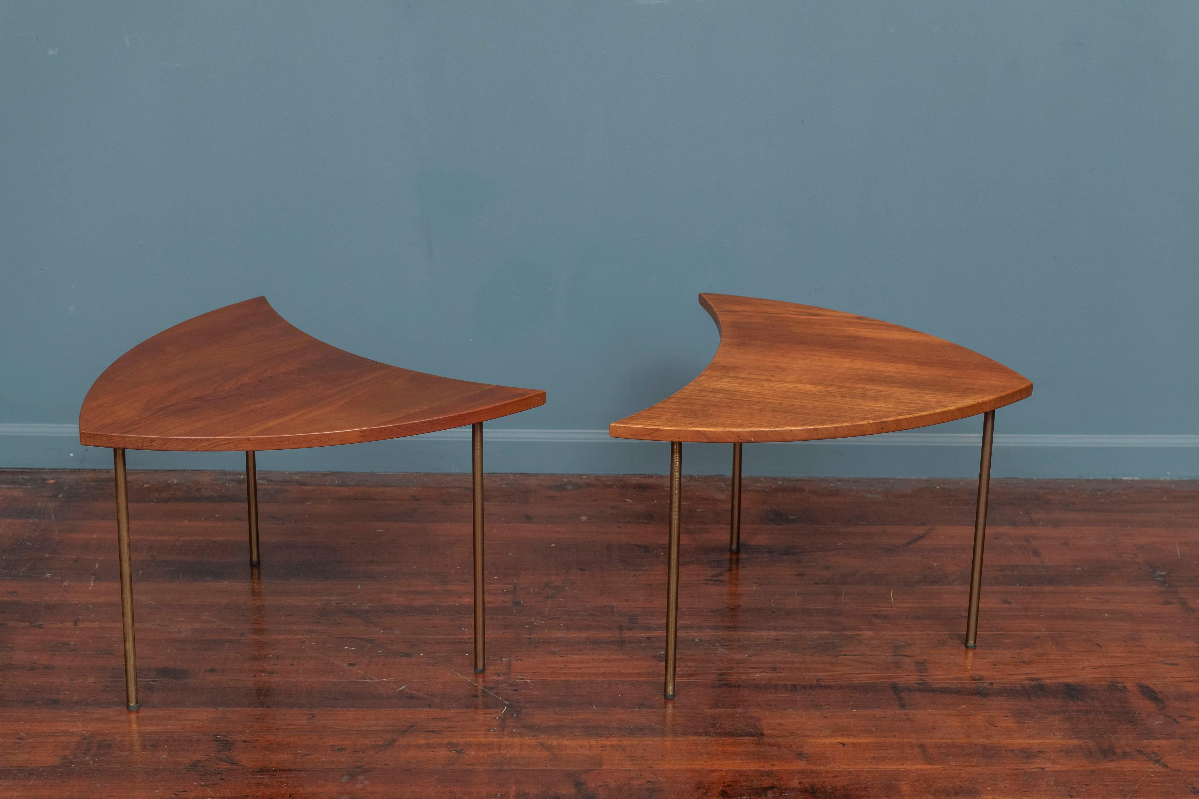 Danish Peter Hvidt Model 523 Shield Tables for France & Son