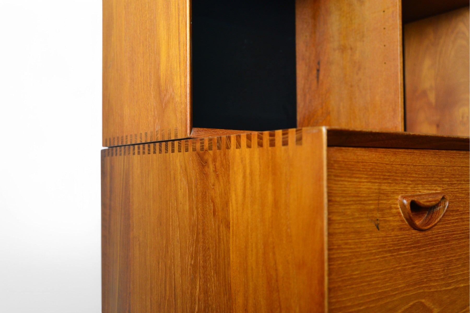 Librerie / pensili modulari in teak massiccio di Peter Hvidt in vendita 3