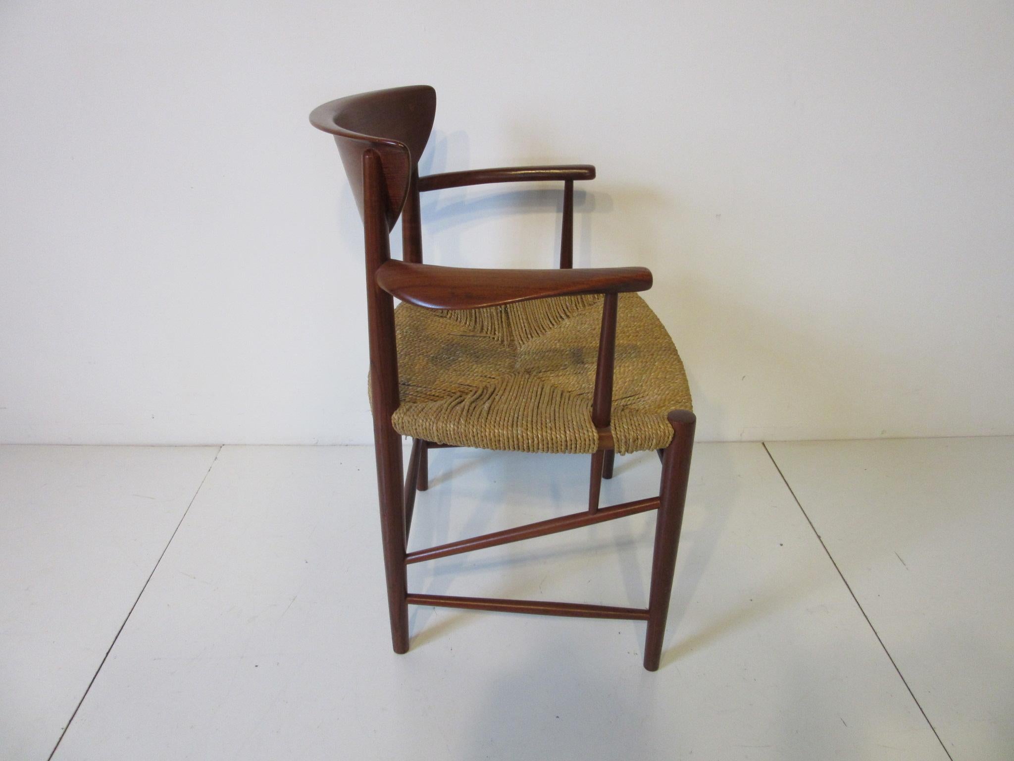 Mid-Century Modern Peter Hvidt Nelsen Danish Teak Dining Chairs for Soborg Mobler