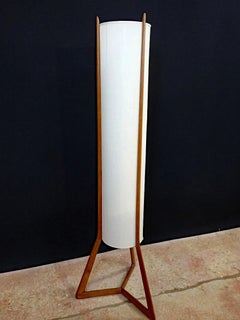 Peter Hvidt & Olga Molgaard-nielsen (att. to) teak tripod floor lamp
