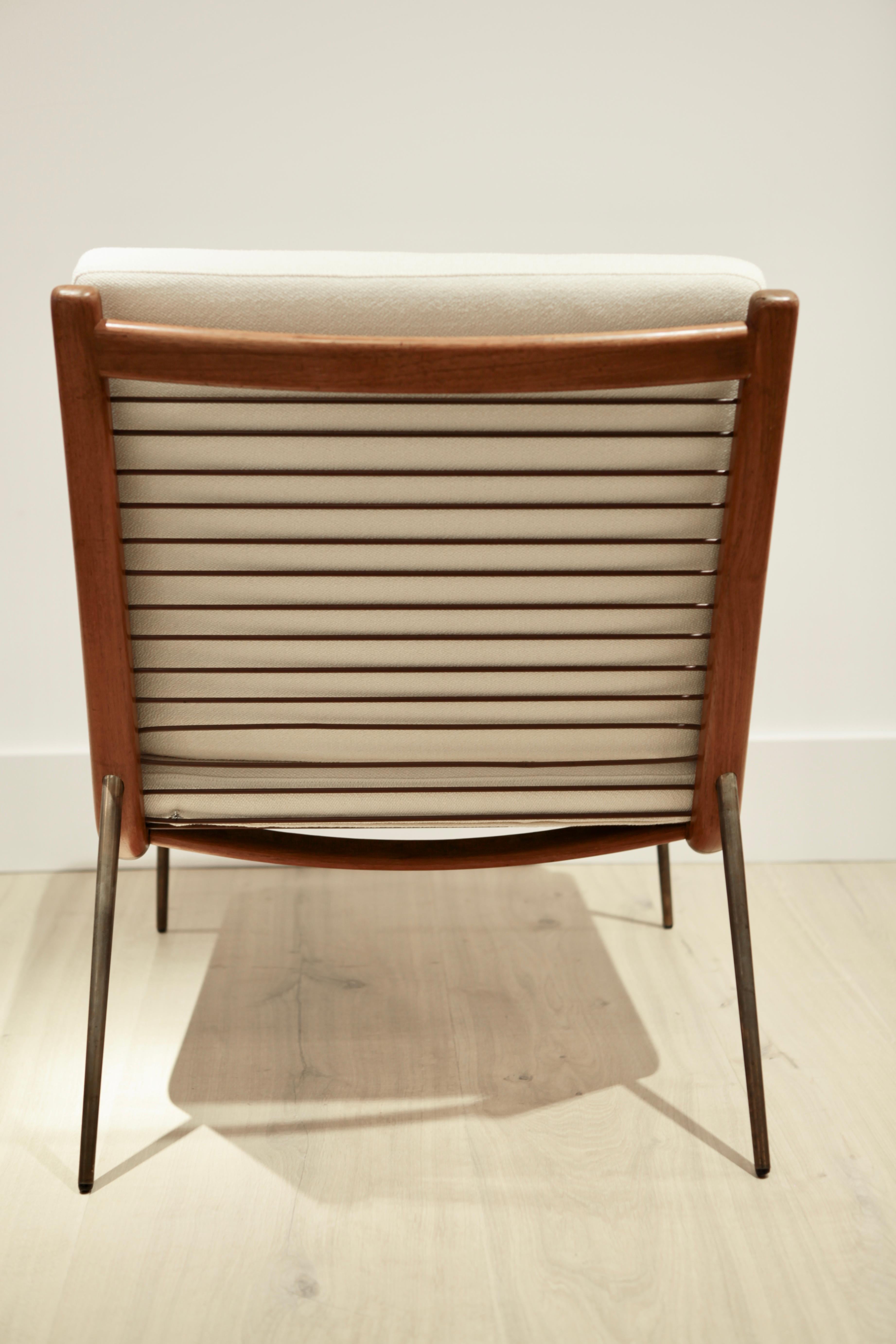 Danish Peter Hvidt & Orla M. Nielsen, Boomerang Easy Chair, Denmark, 1956