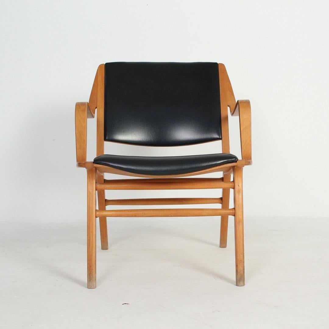 Danish Peter Hvidt & Orla Mølgaard-nielse, 'AX Chair', by Fritz Hansen, Denmark 1960s For Sale
