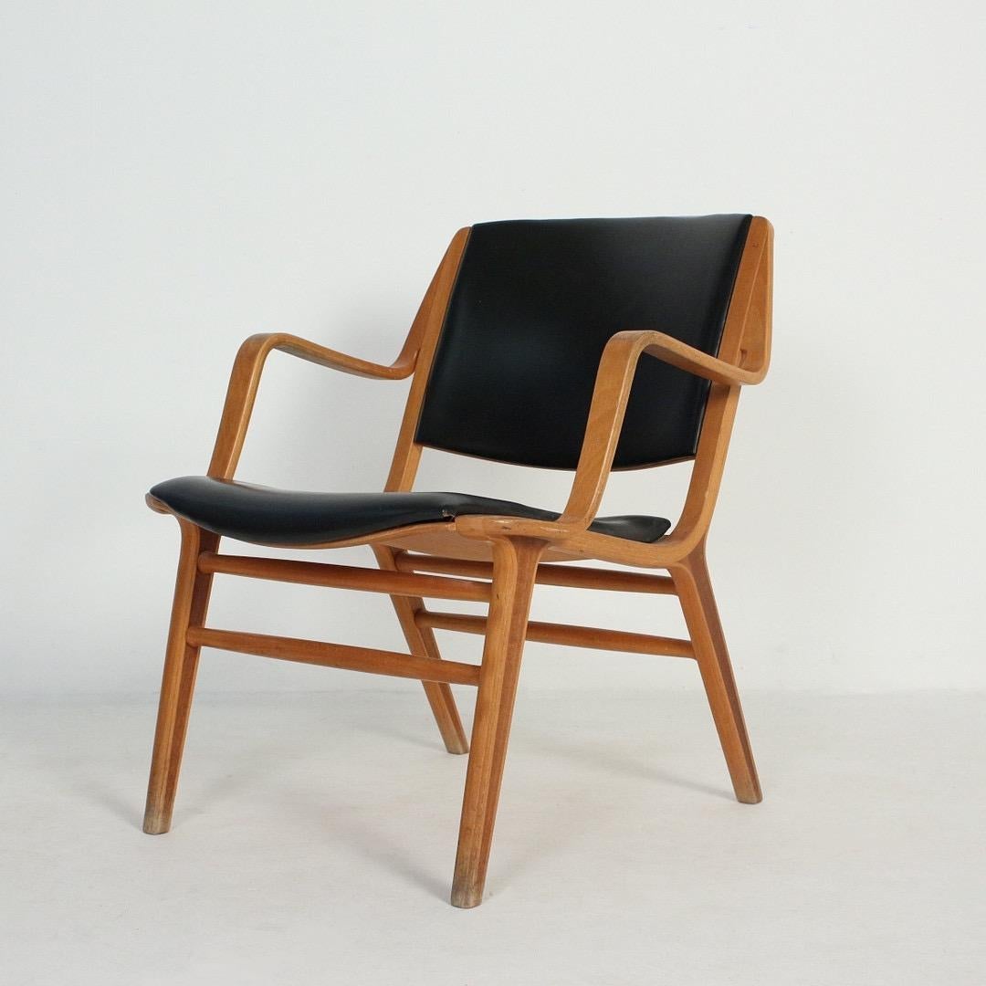 Peter Hvidt & Orla Mølgaard-nielse, 'AX Chair', by Fritz Hansen, Denmark 1960s In Good Condition For Sale In Basel, BS