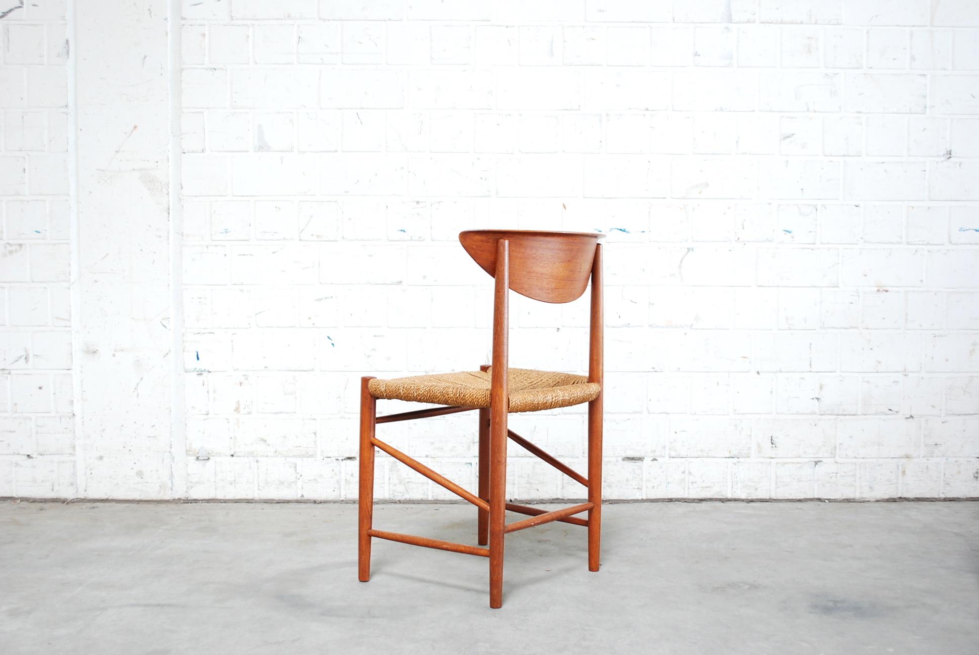 Peter Hvidt and Orla Mølgaard Nielsen 8 Teak Dining Chairs Model 316 for Soborg For Sale 9