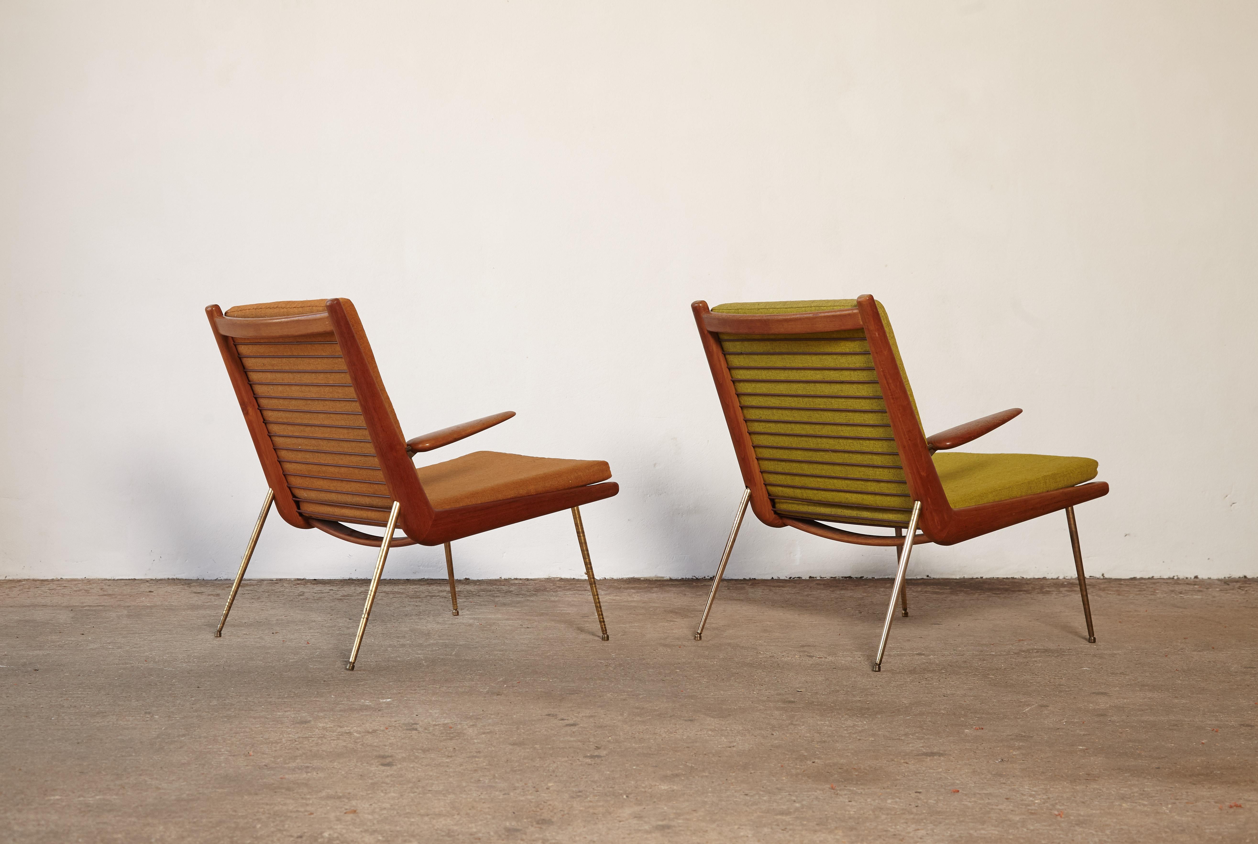 Danish Peter Hvidt & Orla Mølgaard-Nielsen Boomerang Chairs, Denmark, 1960s