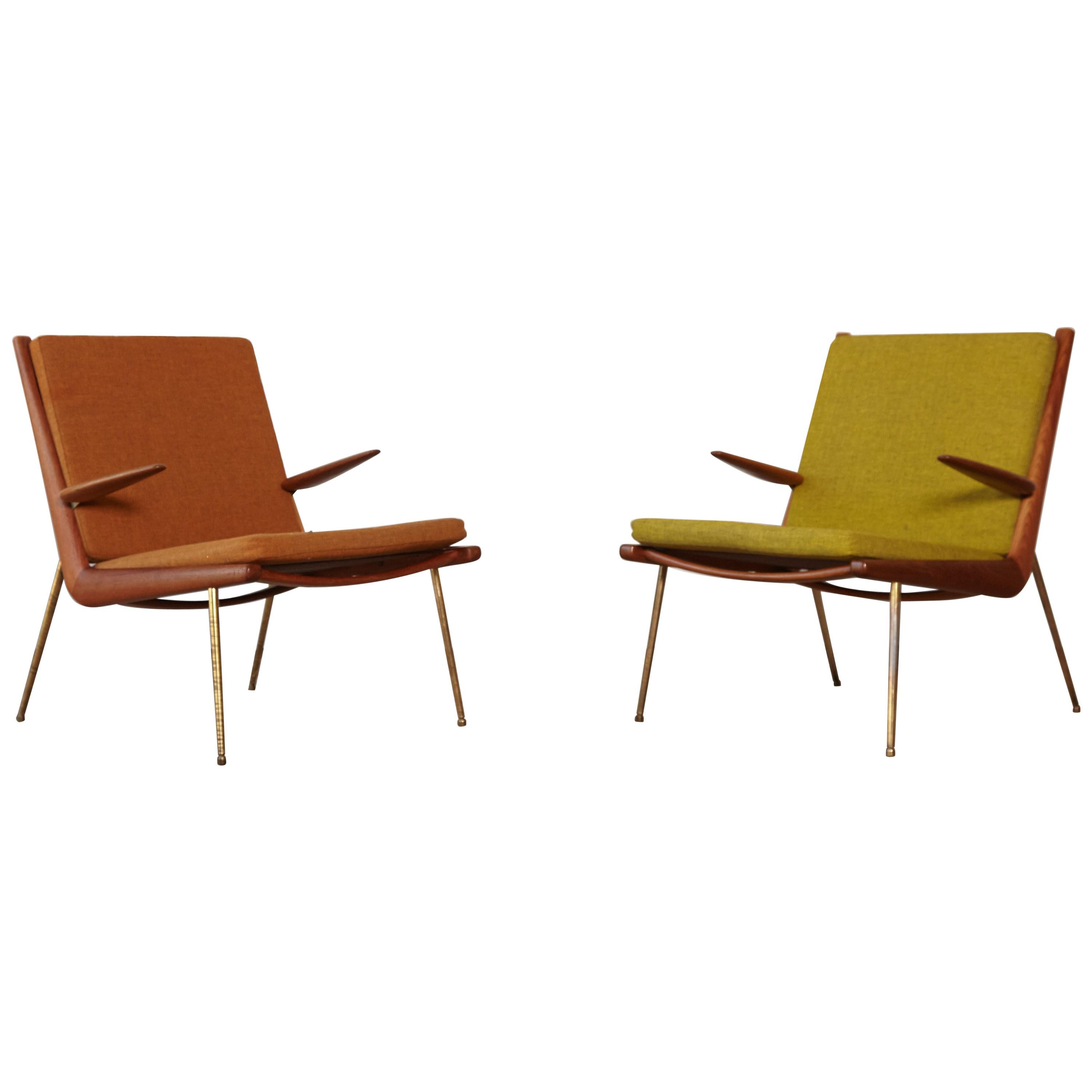 Peter Hvidt & Orla Mølgaard-Nielsen Boomerang Chairs, Denmark, 1960s