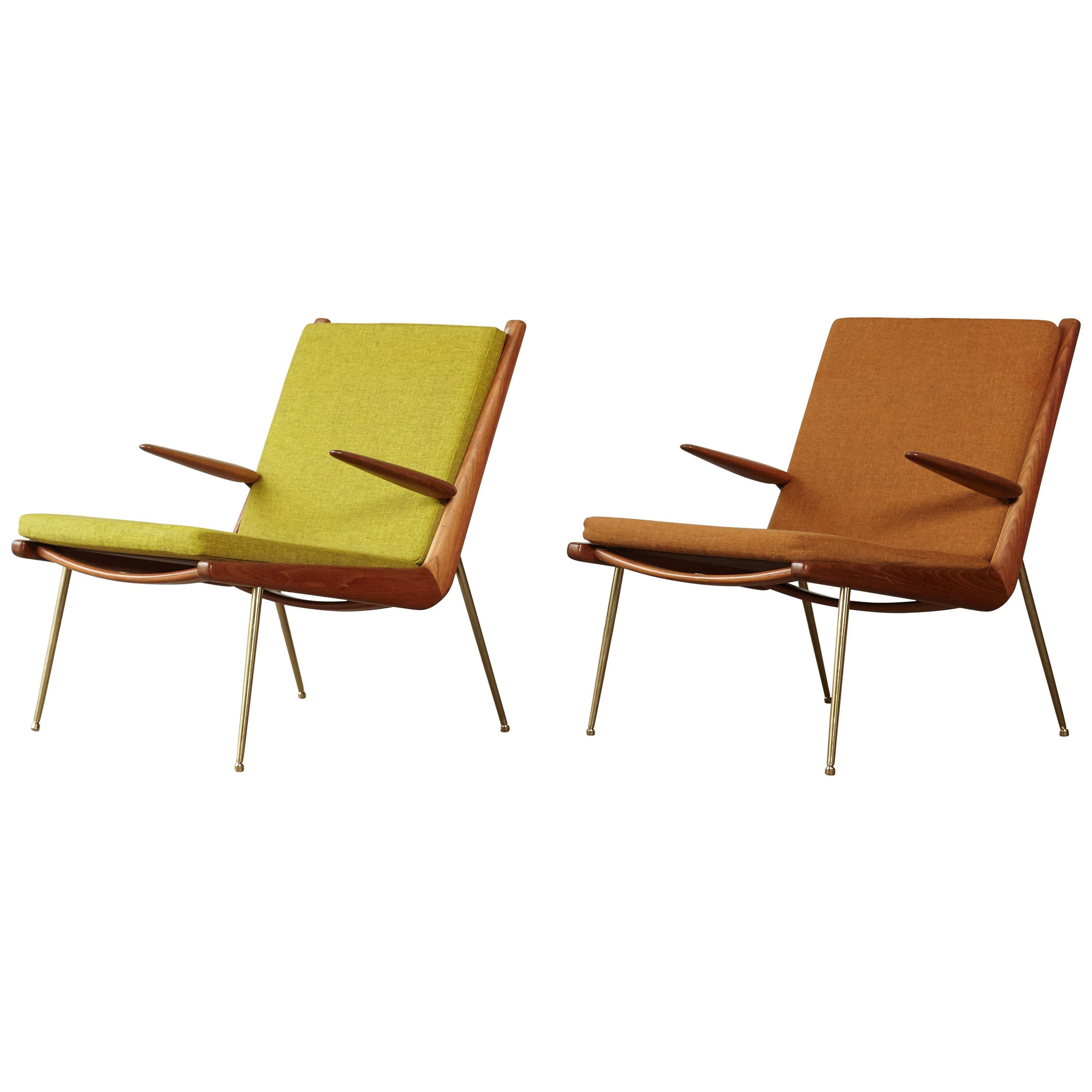 Peter Hvidt and Orla Mølgaard-Nielsen Boomerang Chairs, Denmark, 1960s