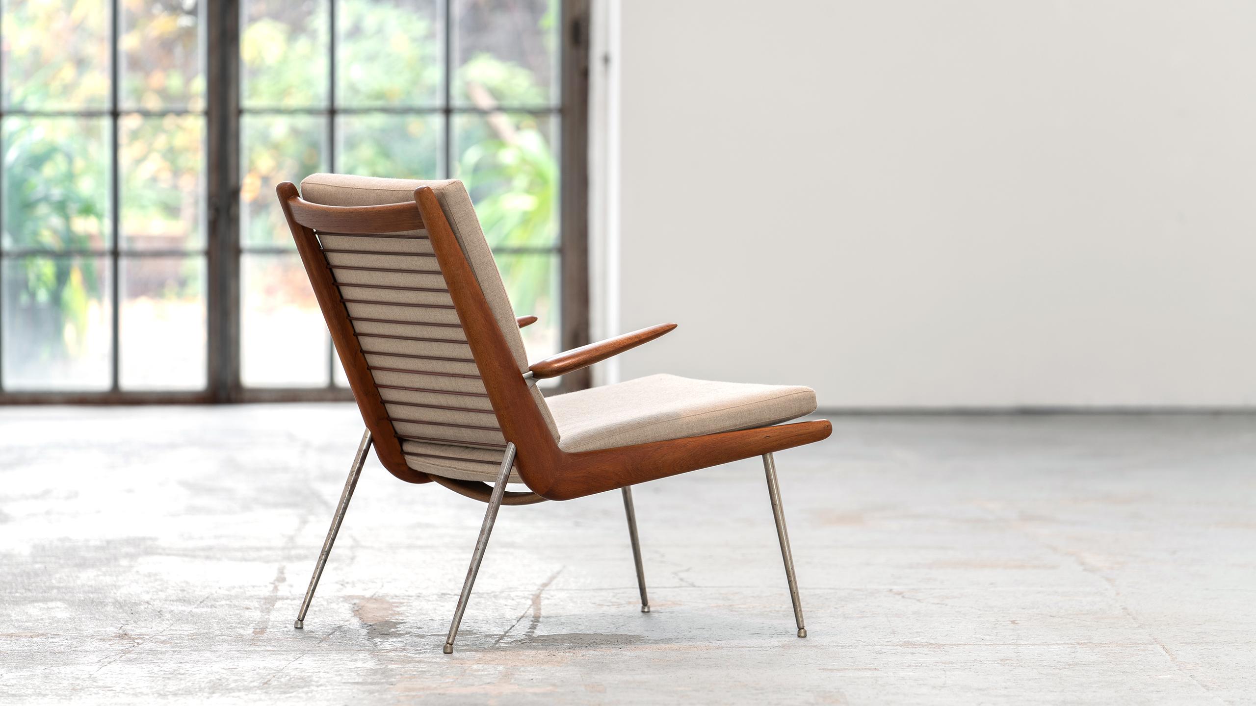 Scandinavian midcentury lounge chair by Peter Hvidt & Orla Mølgaard-Nielsen, also known as 
