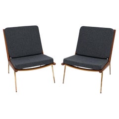 Peter Hvidt & Orla Mølgaard-Nielsen "Boomerang" Lounge Chairs for France & Son