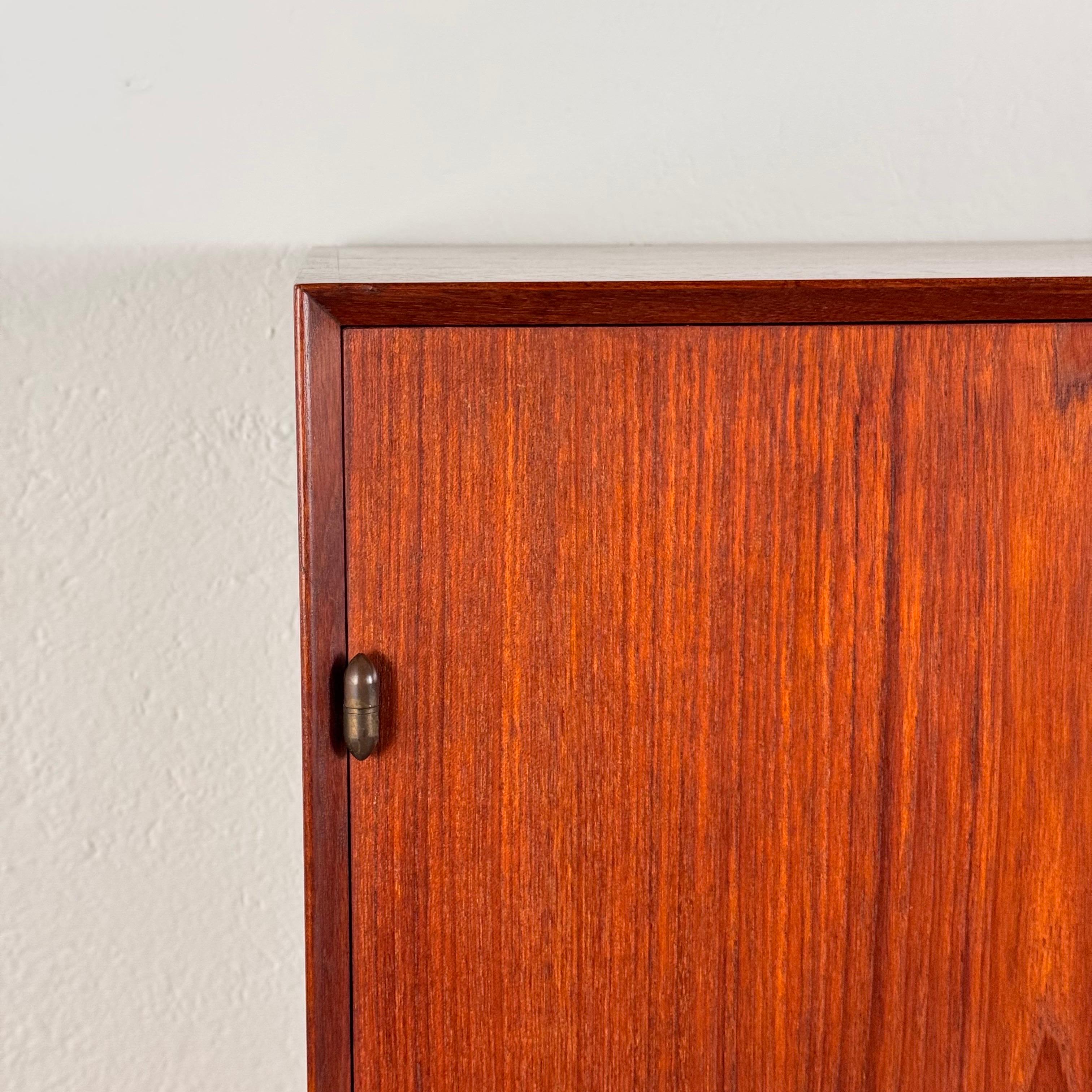 Peter Hvidt & Orla Mølgaard-Nielsen Cabinet in Teak for Søborg Møbelfabrik, 1956 For Sale 1