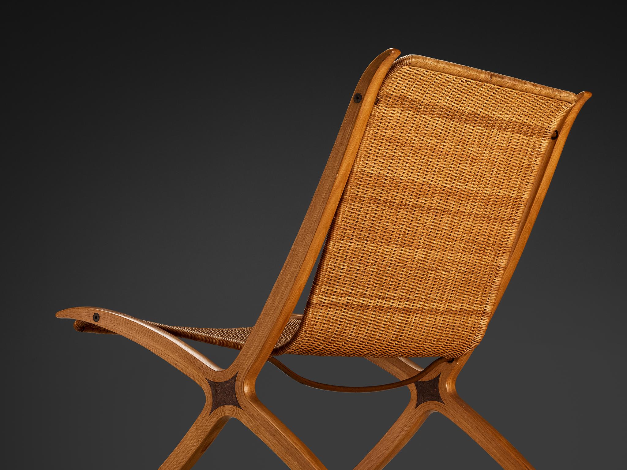 Peter Hvidt & Orla Mølgaard Nielsen Chair Model '6103' in Cane For Sale 1